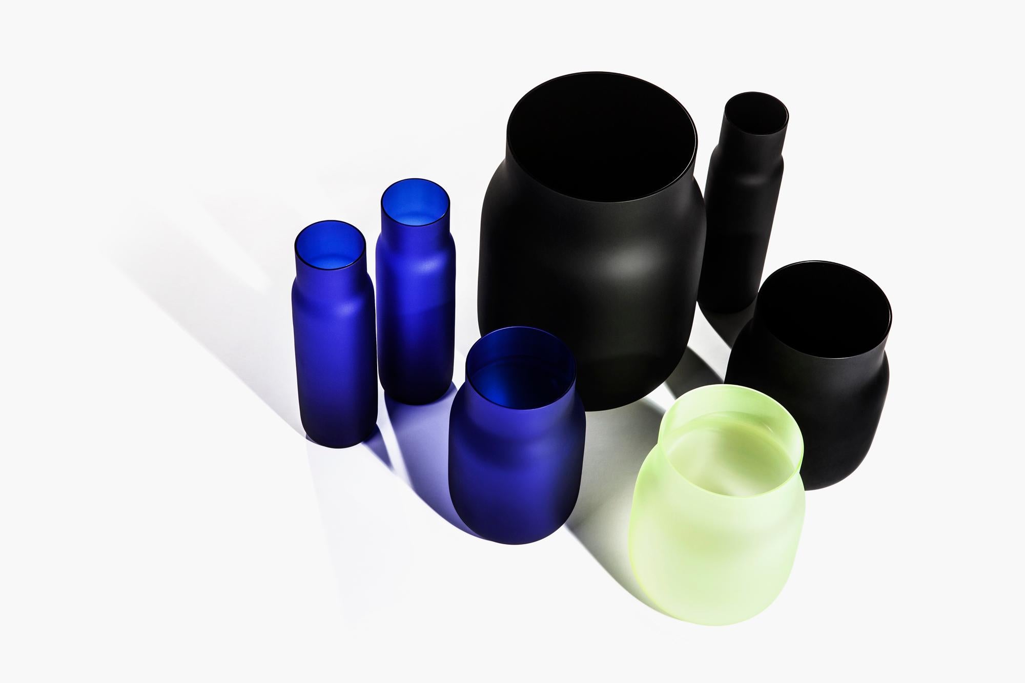 Ceco Vaso Big Blue Bandaska Matte di Dechem Studio A in vendita