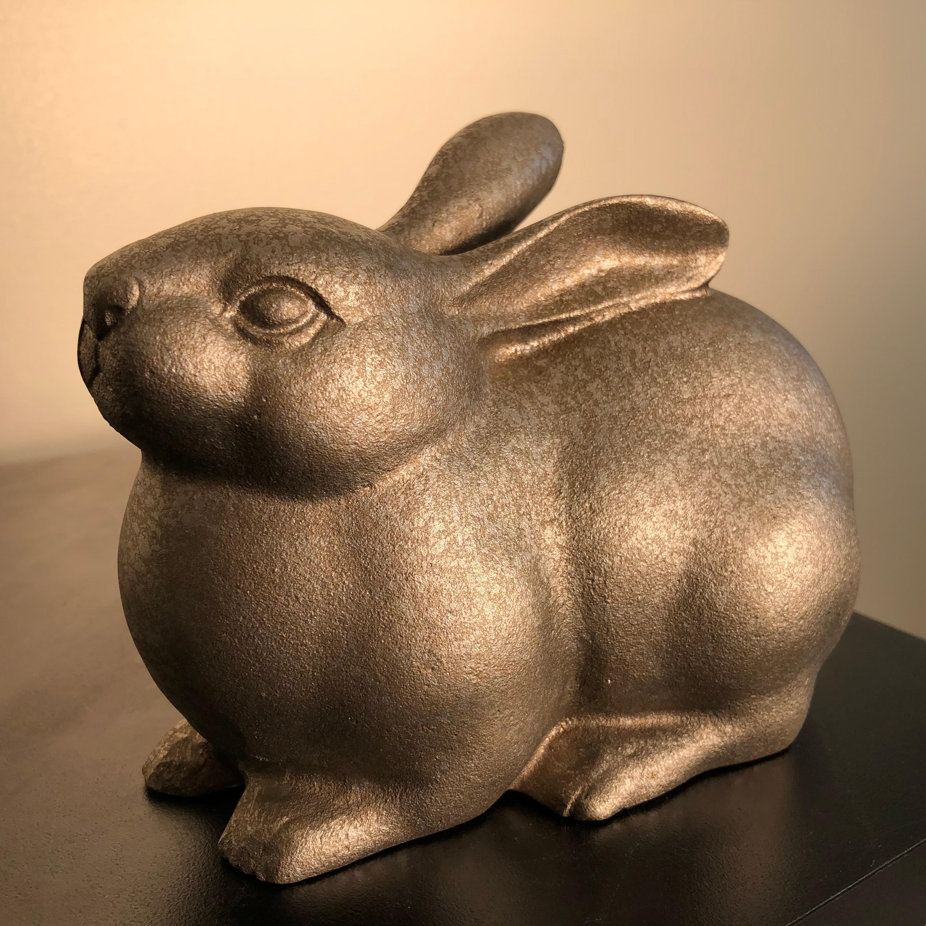 Big Bold Alert Rabbit from Japan, Handsome and Finely Sculpted 3