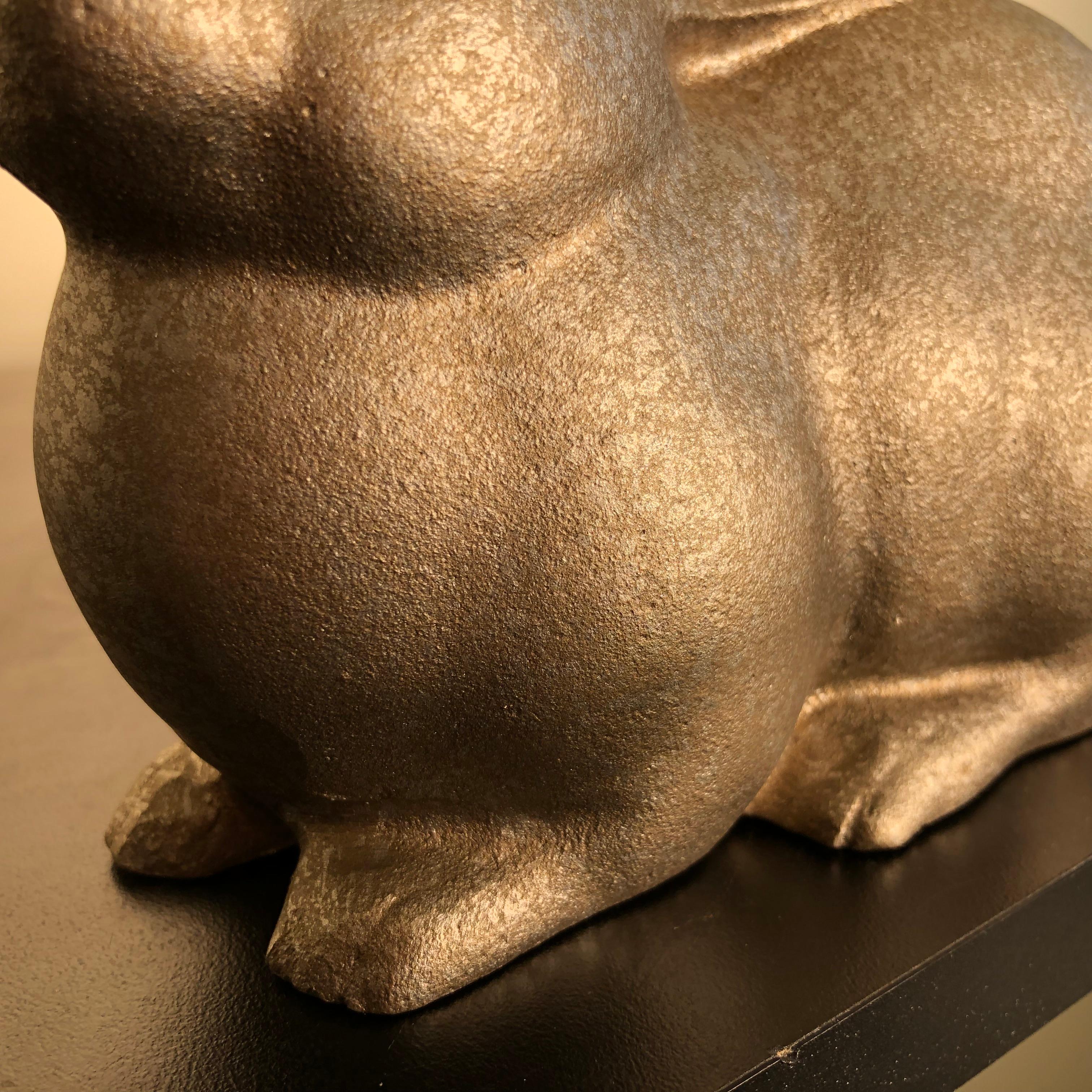 Showa Big Bold Alert Rabbit from Japan, Handsome and Finely Sculpted