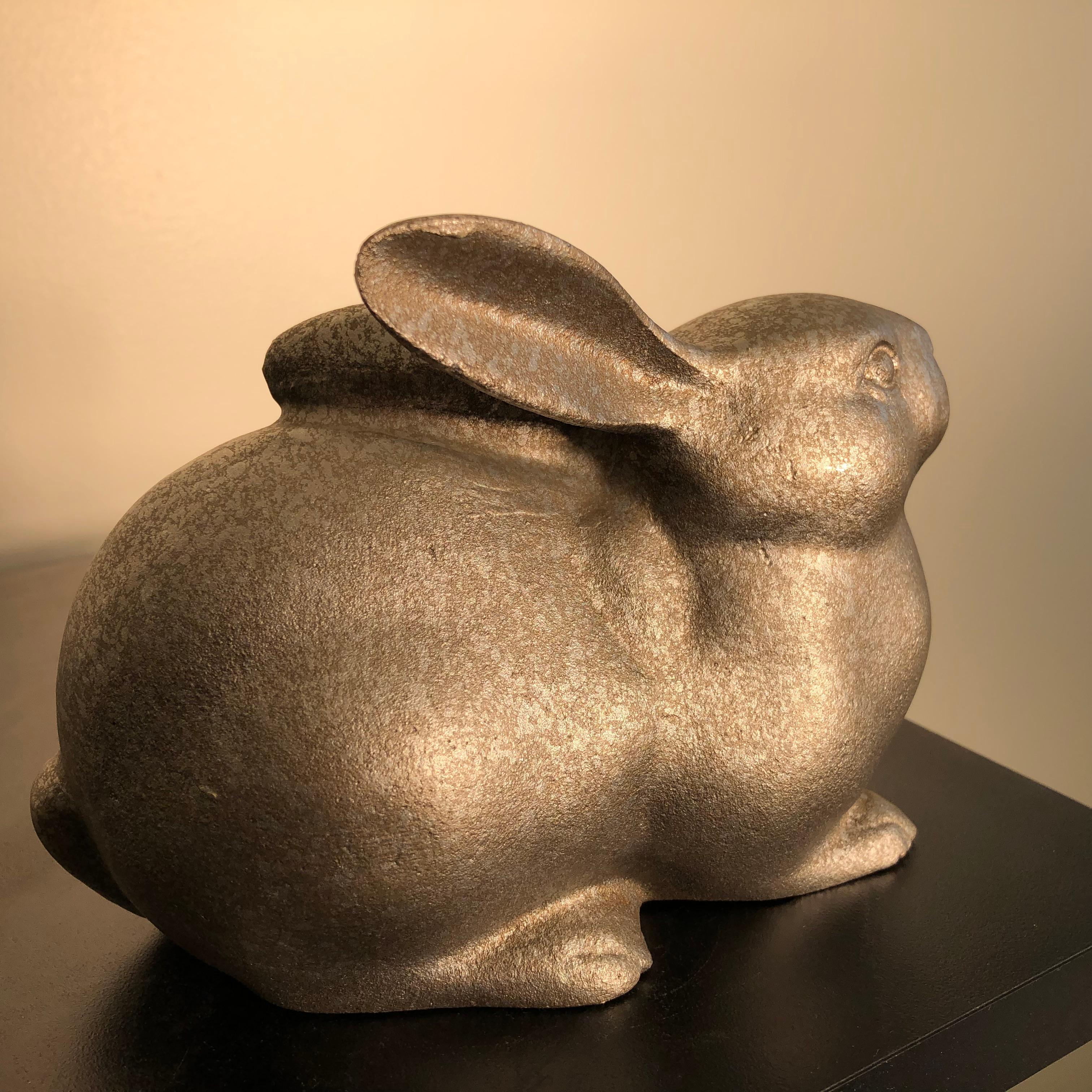 Japanese Big Bold Alert Rabbit from Japan, Handsome and Finely Sculpted