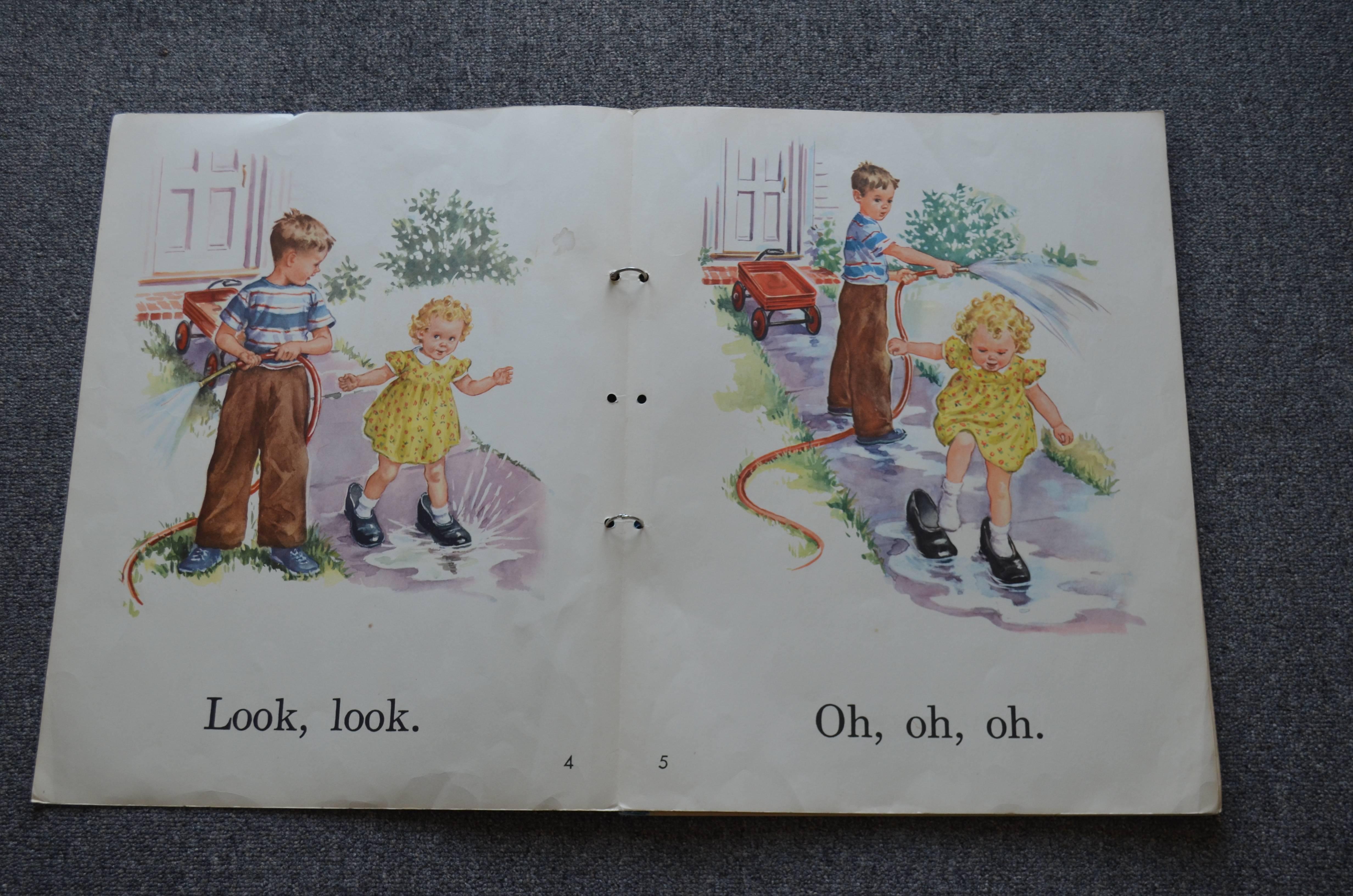 20th Century Big Book of Dick and Jane for Beginning Readers, circa 1950s