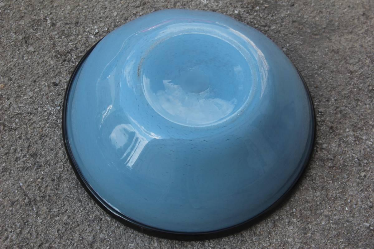 Late 20th Century Big Bowl Murano Art Glass, 1970 For Sale