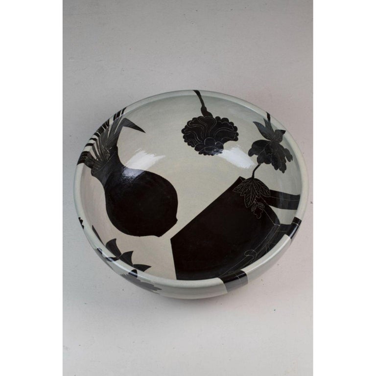 Modern Big Bowl with Vase, Table and Cat by Milan Pekař For Sale