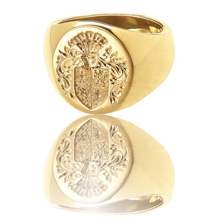 engraved signet rings