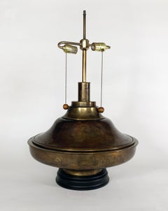 Big Brass, Large Vintage Table Lamp