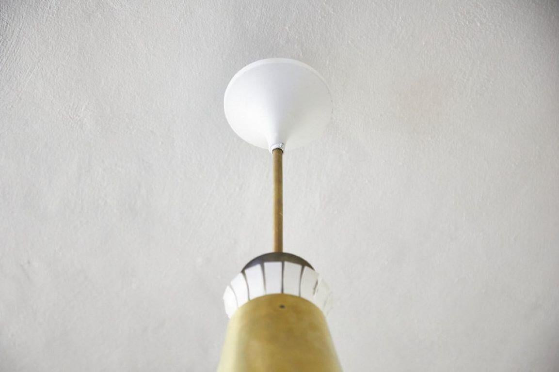 Mid-20th Century big brass pendant in the style of Arredoluce anni '50 in vendita