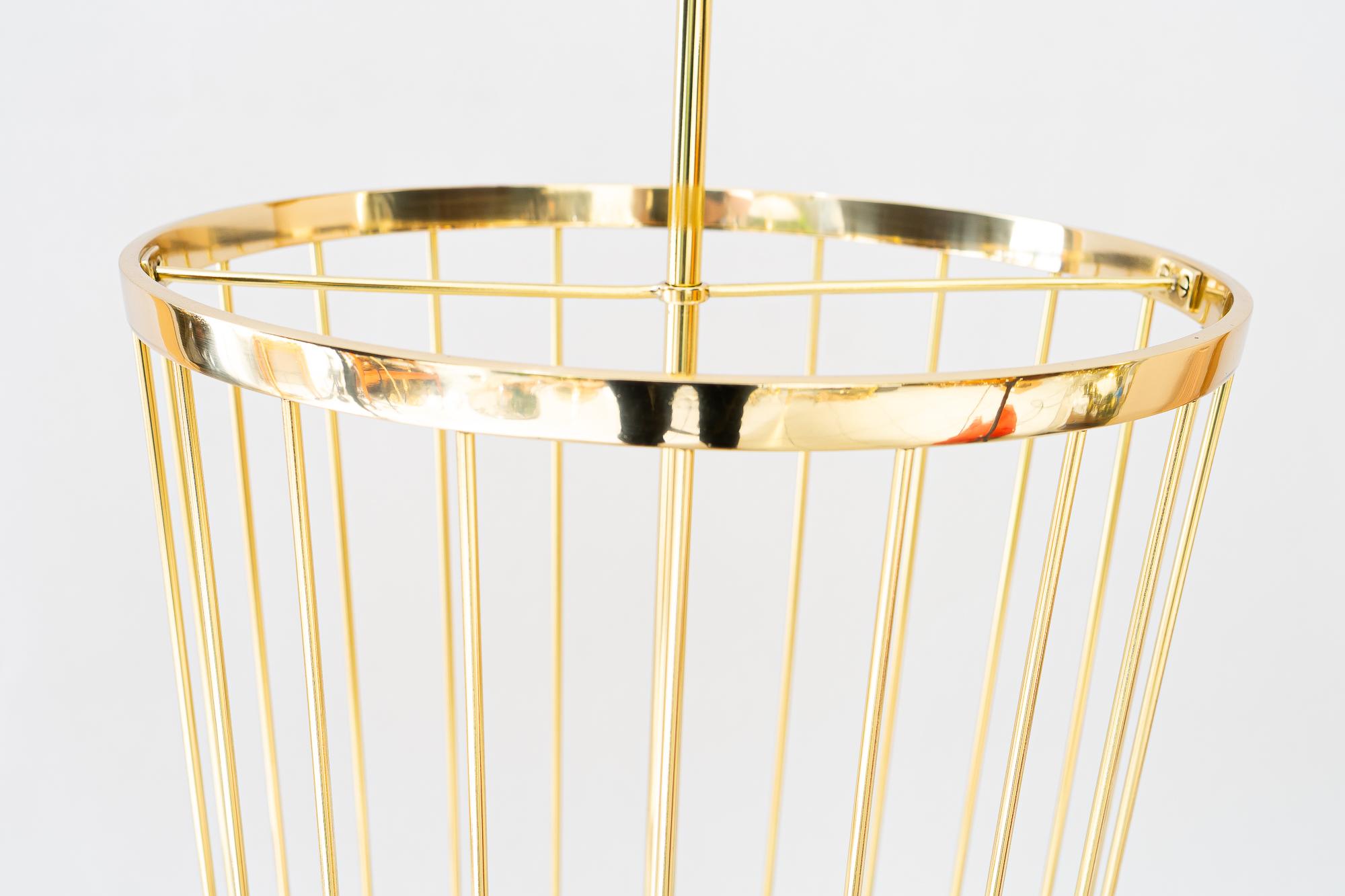 Big brass umbrella stand vienna around 1950s For Sale 2