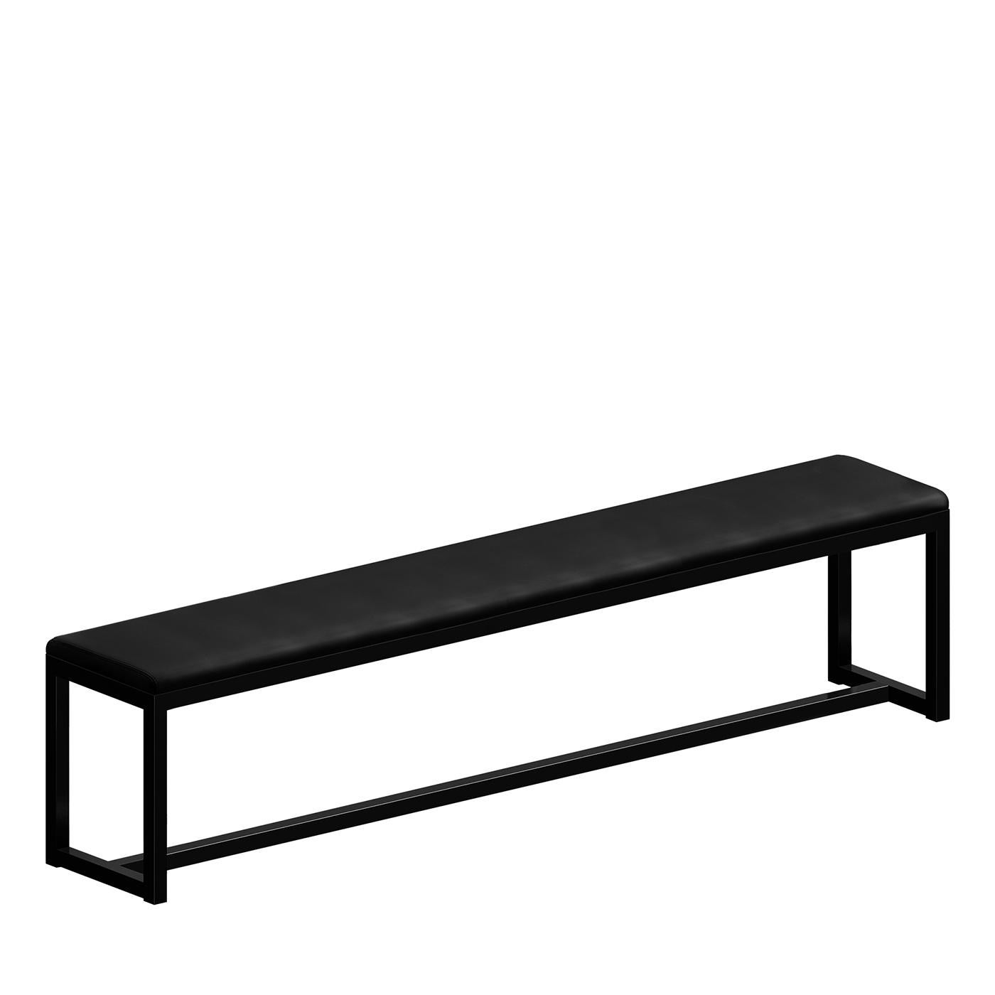 Big Brother Large Black Bench by Maurizio Peregalli In New Condition For Sale In Milan, IT