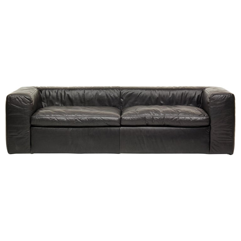 Big Bubble Leather Sofa For At 1stdibs, Four Hands Leather Sofa