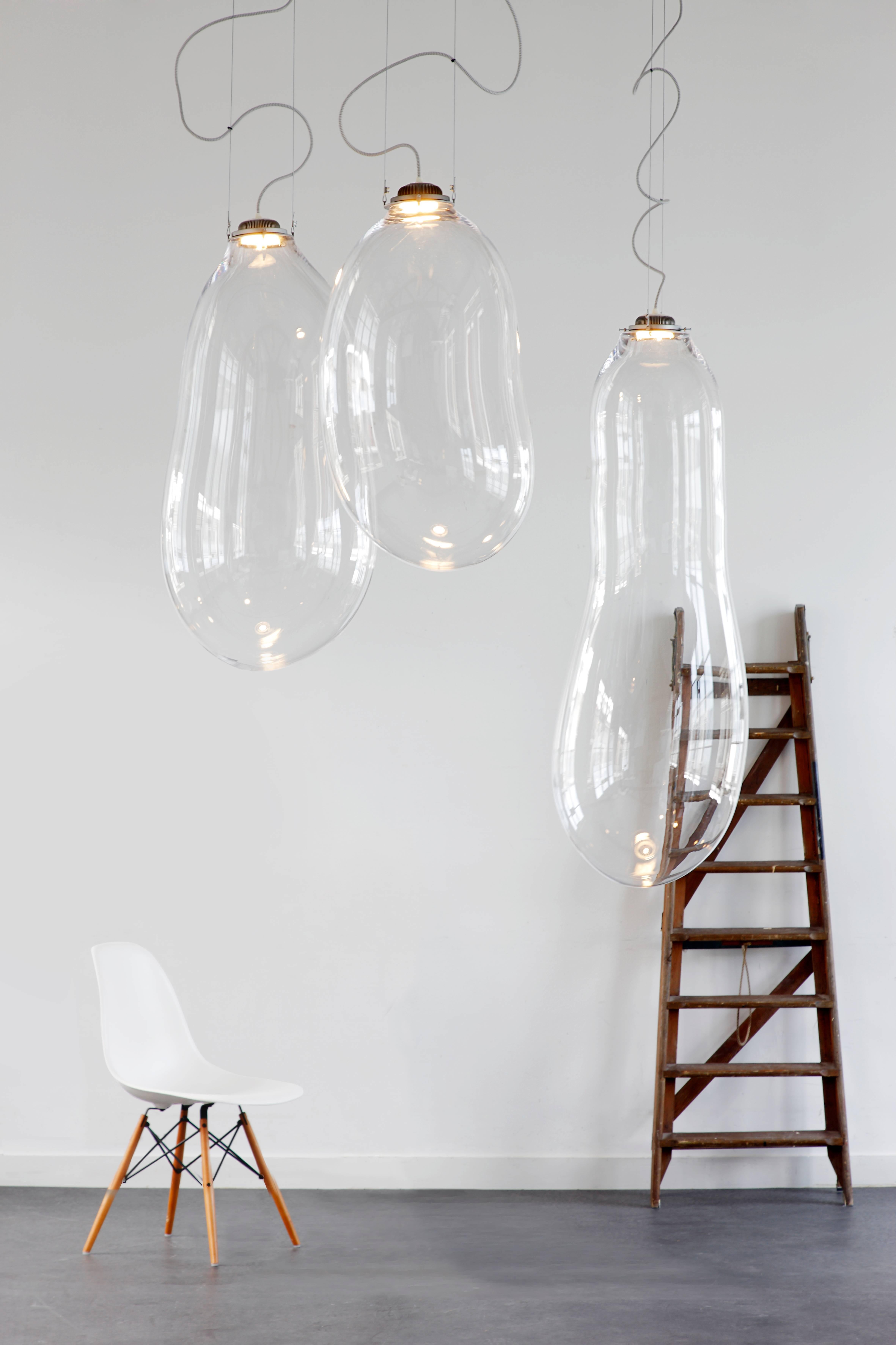 Blown Glass Big Bubble Pendant Light by Alex de Witte