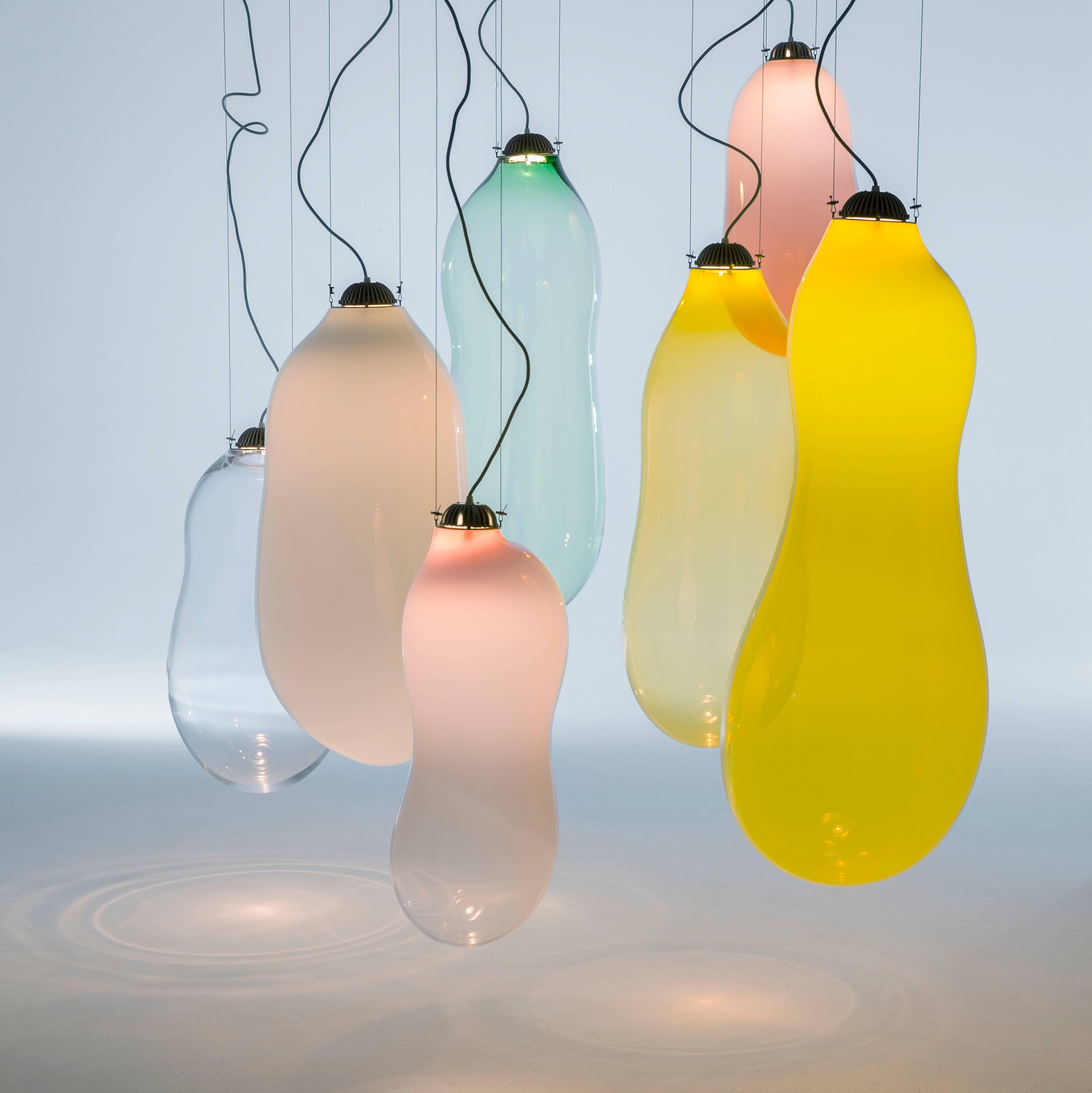 Organic Modern Big Bubble Pendants, Colored Edition, Alex de Witte