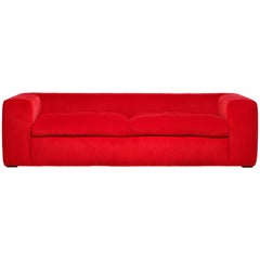 21st Century Modern Italian Sofa Upholstered In Cotton Corduroy