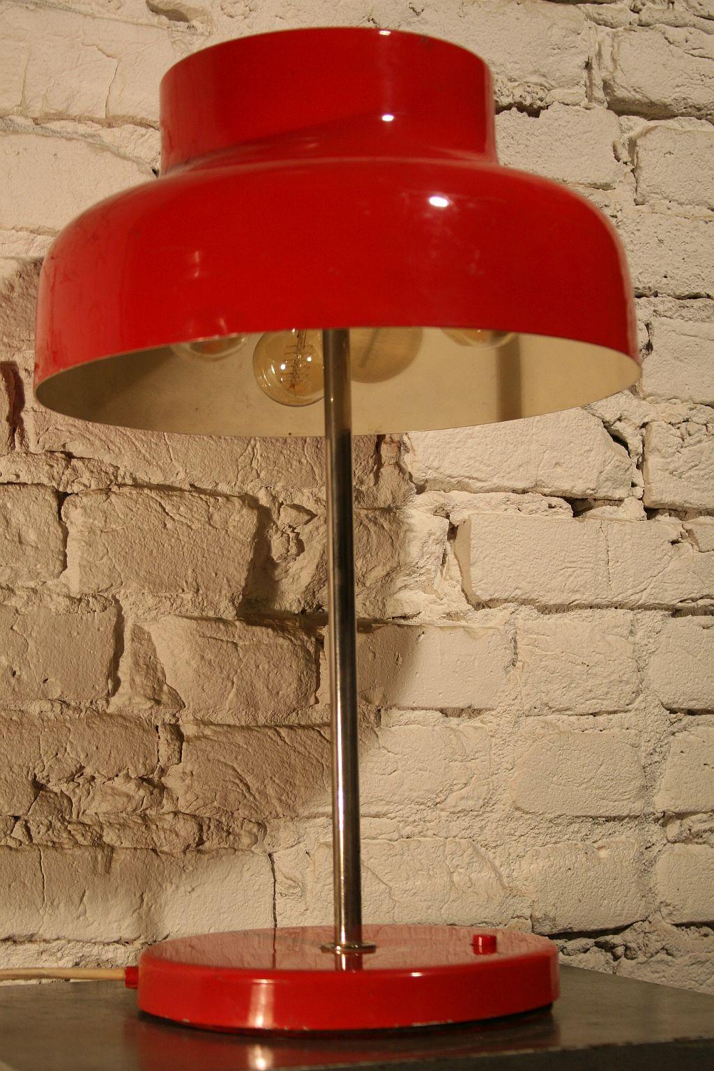 European Big Bumling Table Lamp by Anders Pehrson, 1960s For Sale
