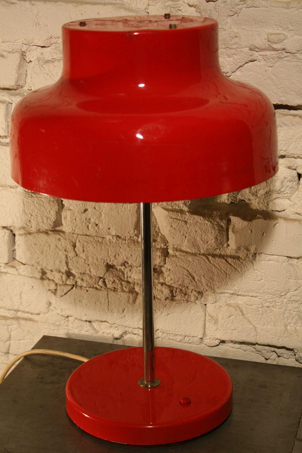 Pressed Big Bumling Table Lamp by Anders Pehrson, 1960s For Sale