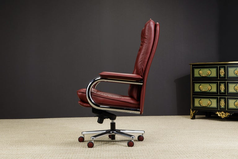 'Big' by Guido Faleschini for i4Mariani Leather Executive Desk Chair, Italy, New For Sale 4