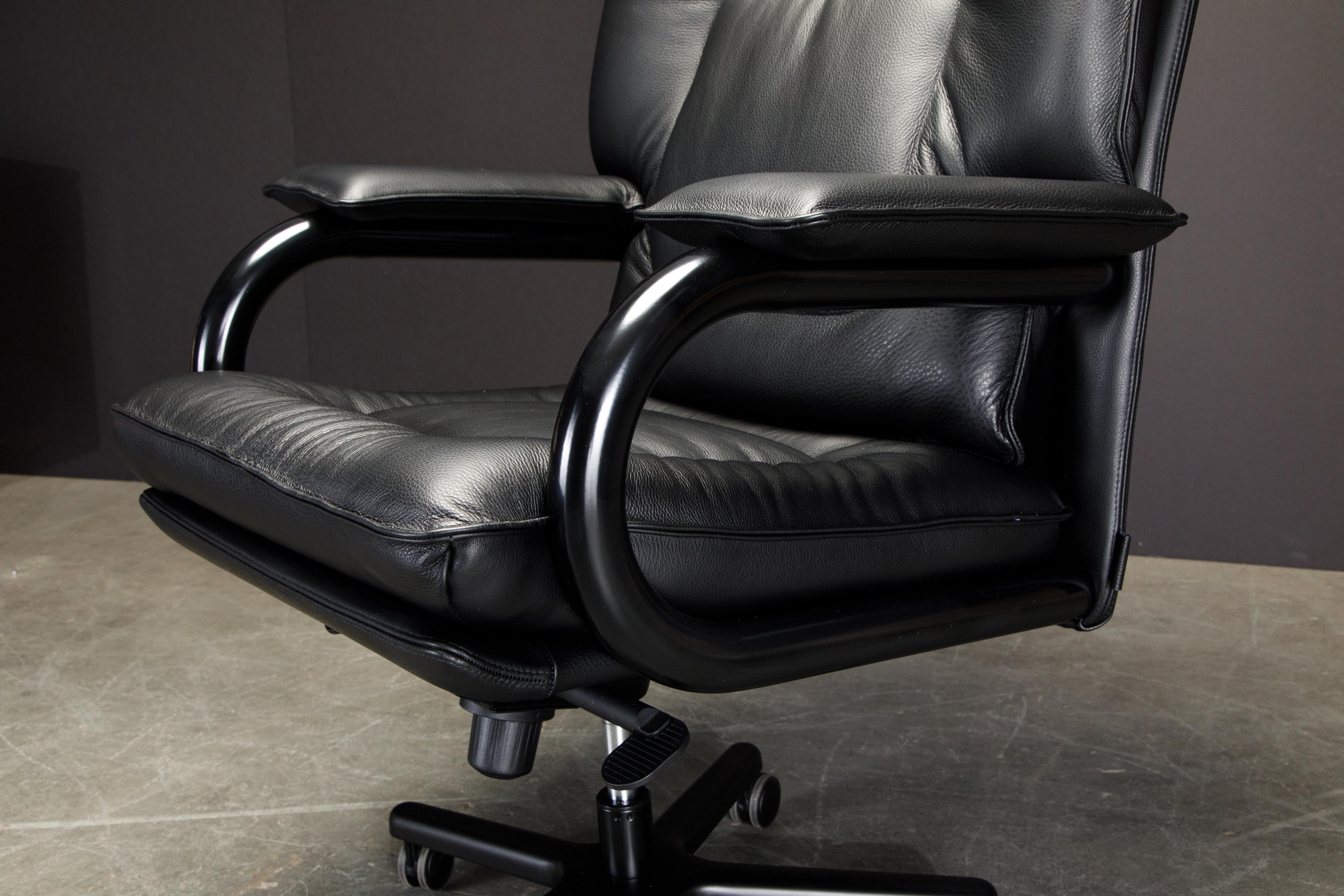 'Big' by Guido Faleschini for i4Mariani Leather Executive Desk Chair, Italy, New For Sale 5