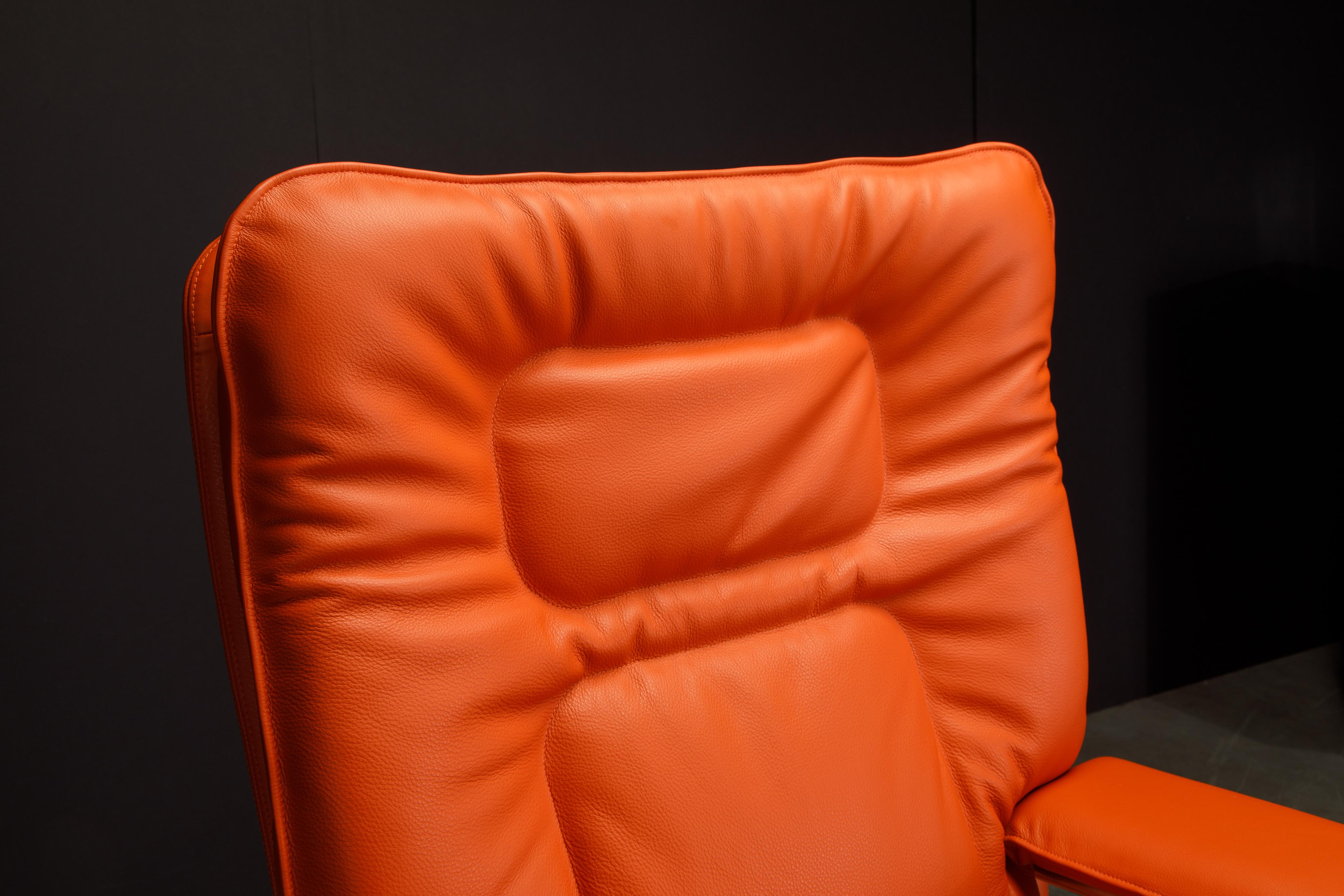 « Big » de Guido Faleschini pour i4Mariani - Chaise de bureau en cuir, Italie, nouveau en vente 6