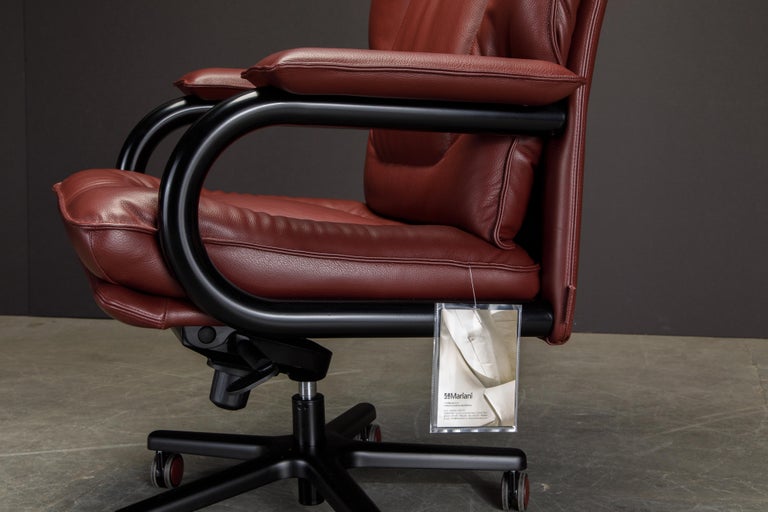 'Big' by Guido Faleschini for i4Mariani Leather Executive Desk Chair, Italy, New For Sale 9