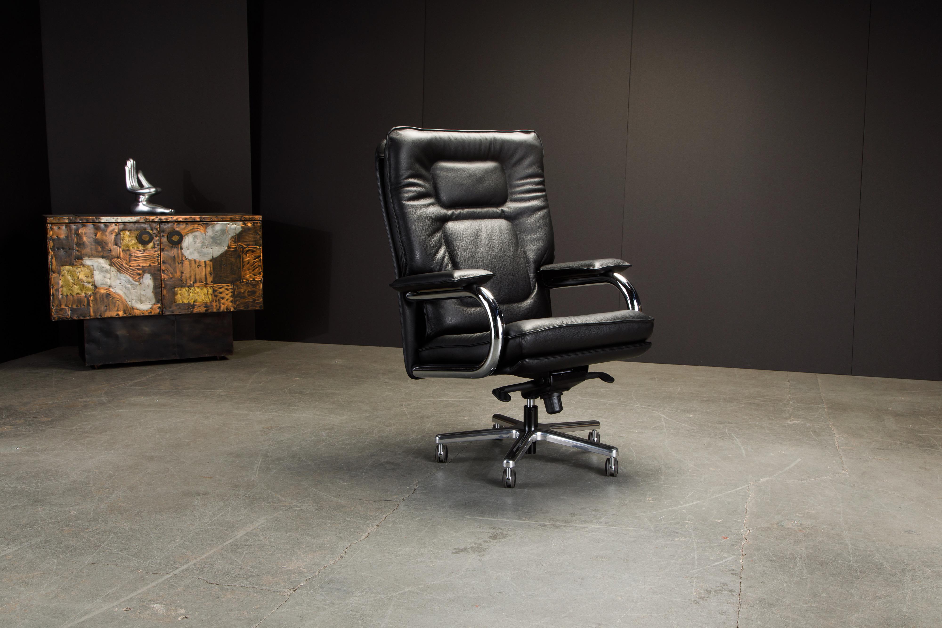 'Big' by Guido Faleschini for i4Mariani Leather Executive Desk Chair, Italy, New 9