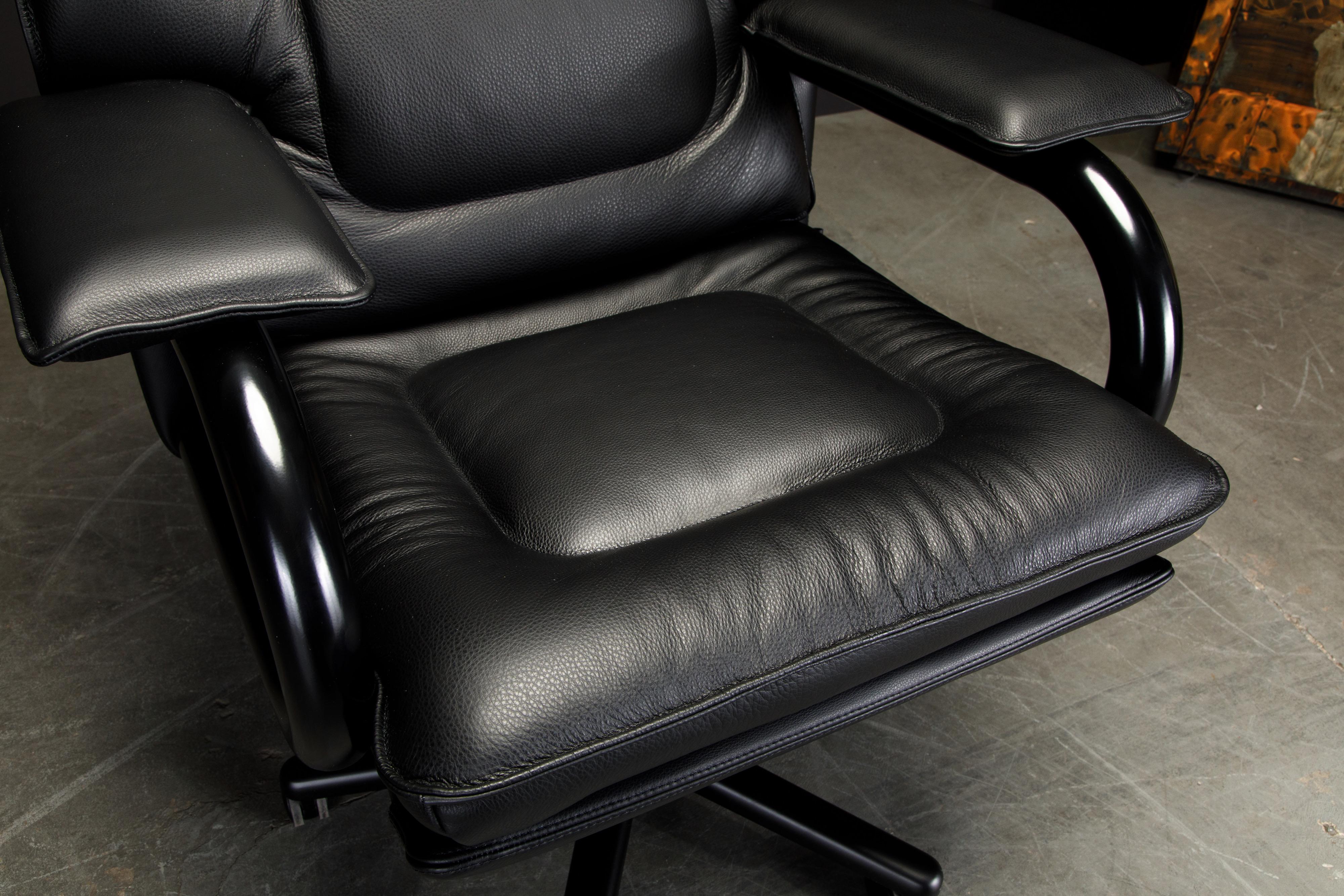 'Big' by Guido Faleschini for i4Mariani Leather Executive Desk Chair, Italy, New 10