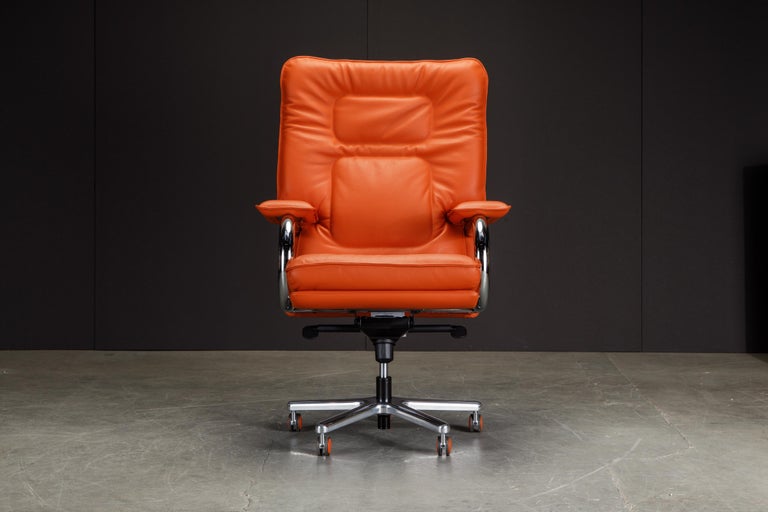 'Big' by Guido Faleschini for i4Mariani Leather Executive Desk Chair, Italy, New For Sale 11