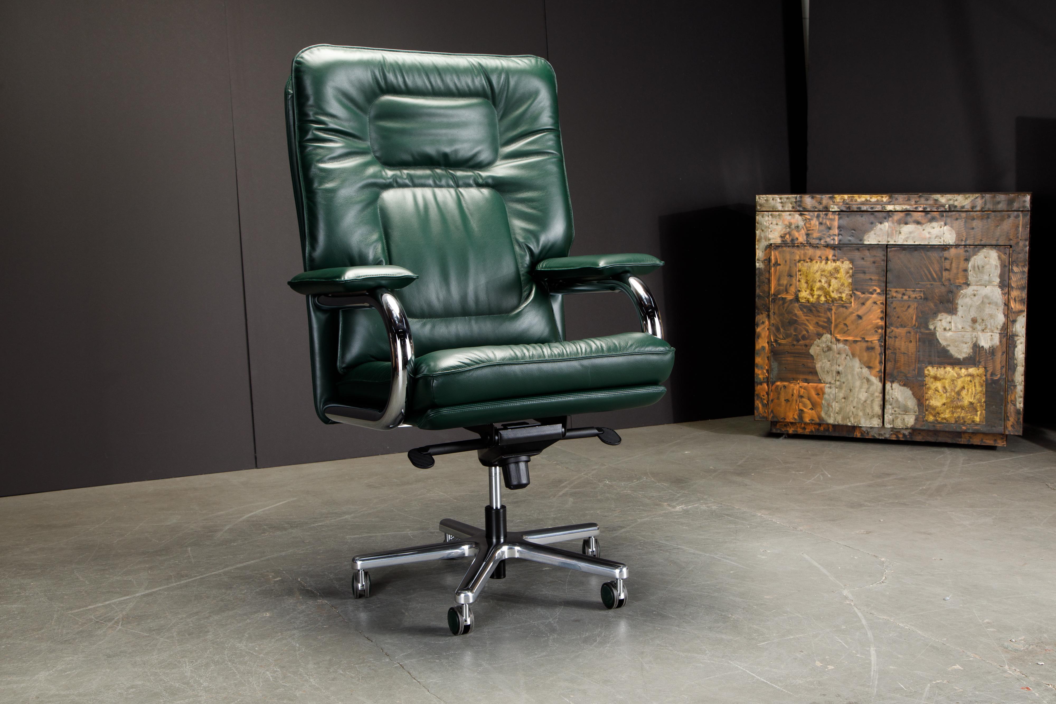 'Big' by Guido Faleschini for i4Mariani Leather Executive Desk Chair, Italy, New 12
