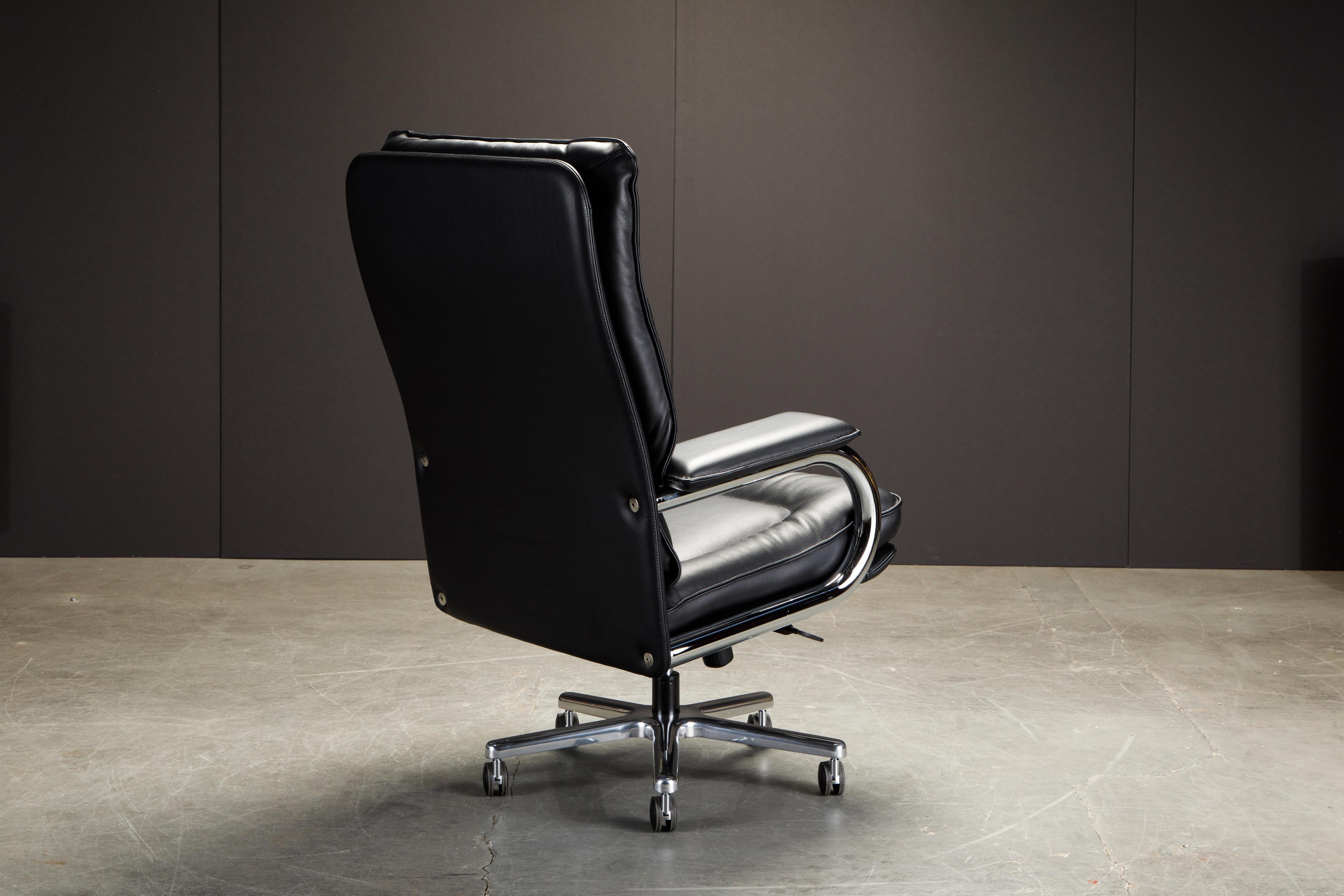 'Big' by Guido Faleschini for i4Mariani Leather Executive Desk Chair, Italy, New In New Condition In Los Angeles, CA