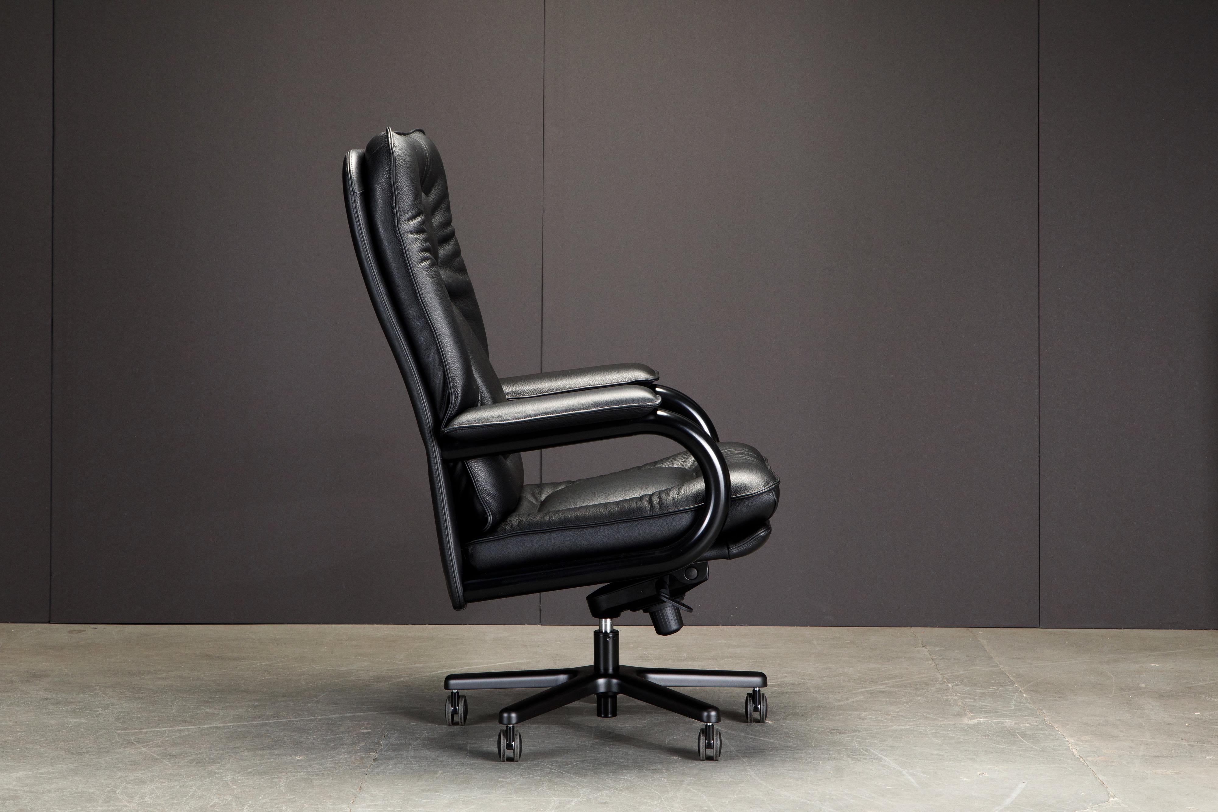 XXIe siècle et contemporain 'Big' by Guido Faleschini for i4Mariani Leather Executive Desk Chair, Italy, New en vente