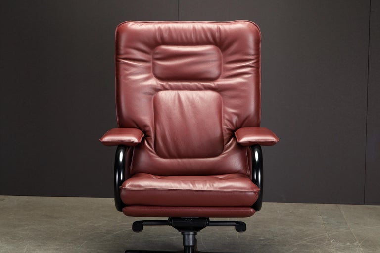'Big' by Guido Faleschini for i4Mariani Leather Executive Desk Chair, Italy, New For Sale 2