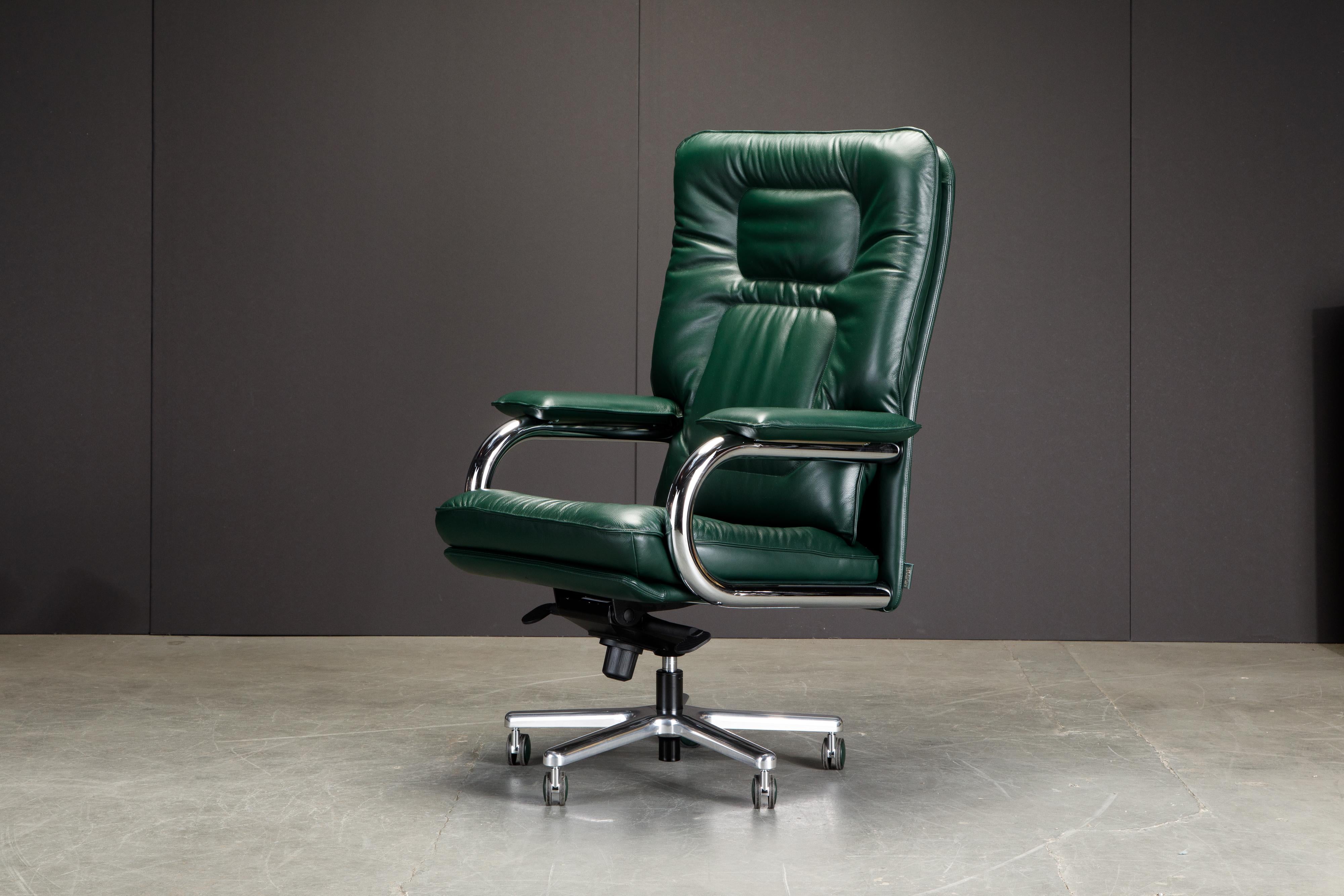 'Big' by Guido Faleschini for i4Mariani Leather Executive Desk Chair, Italy, New 3