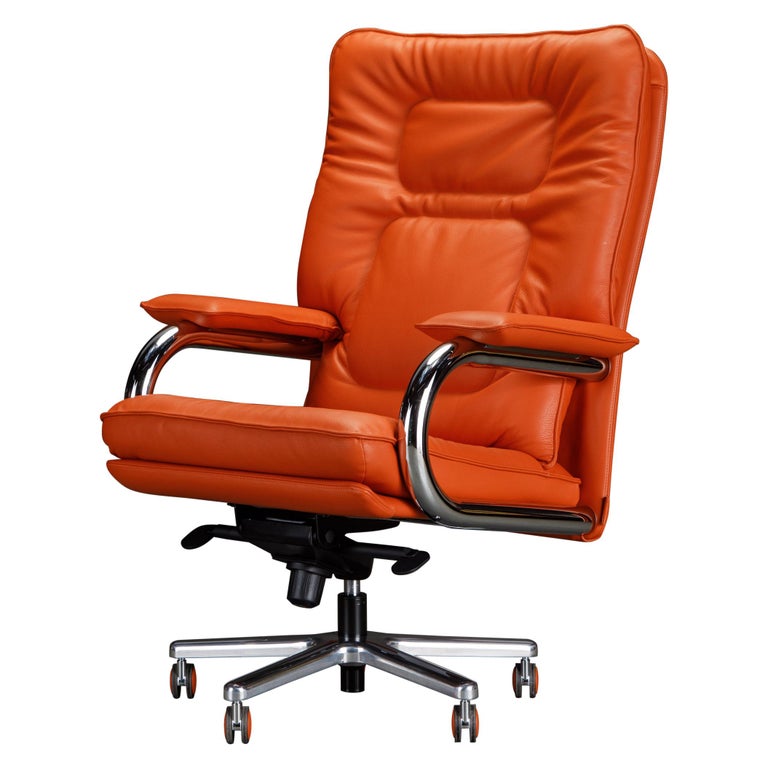 'Big' by Guido Faleschini for i4Mariani Leather Executive Desk Chair, Italy, New For Sale