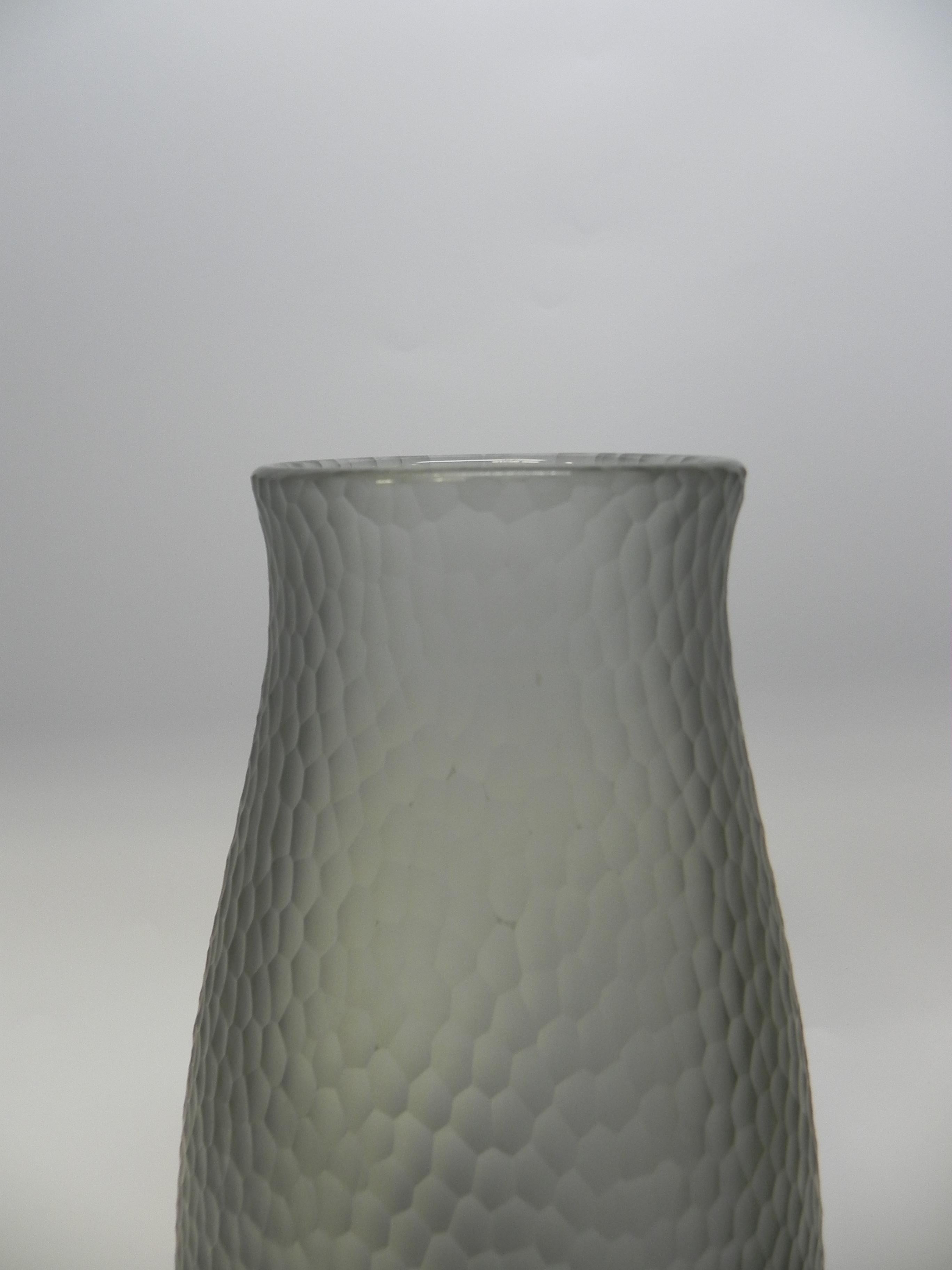 Big Carlo Scarpa Venini Murano Glass Vase 