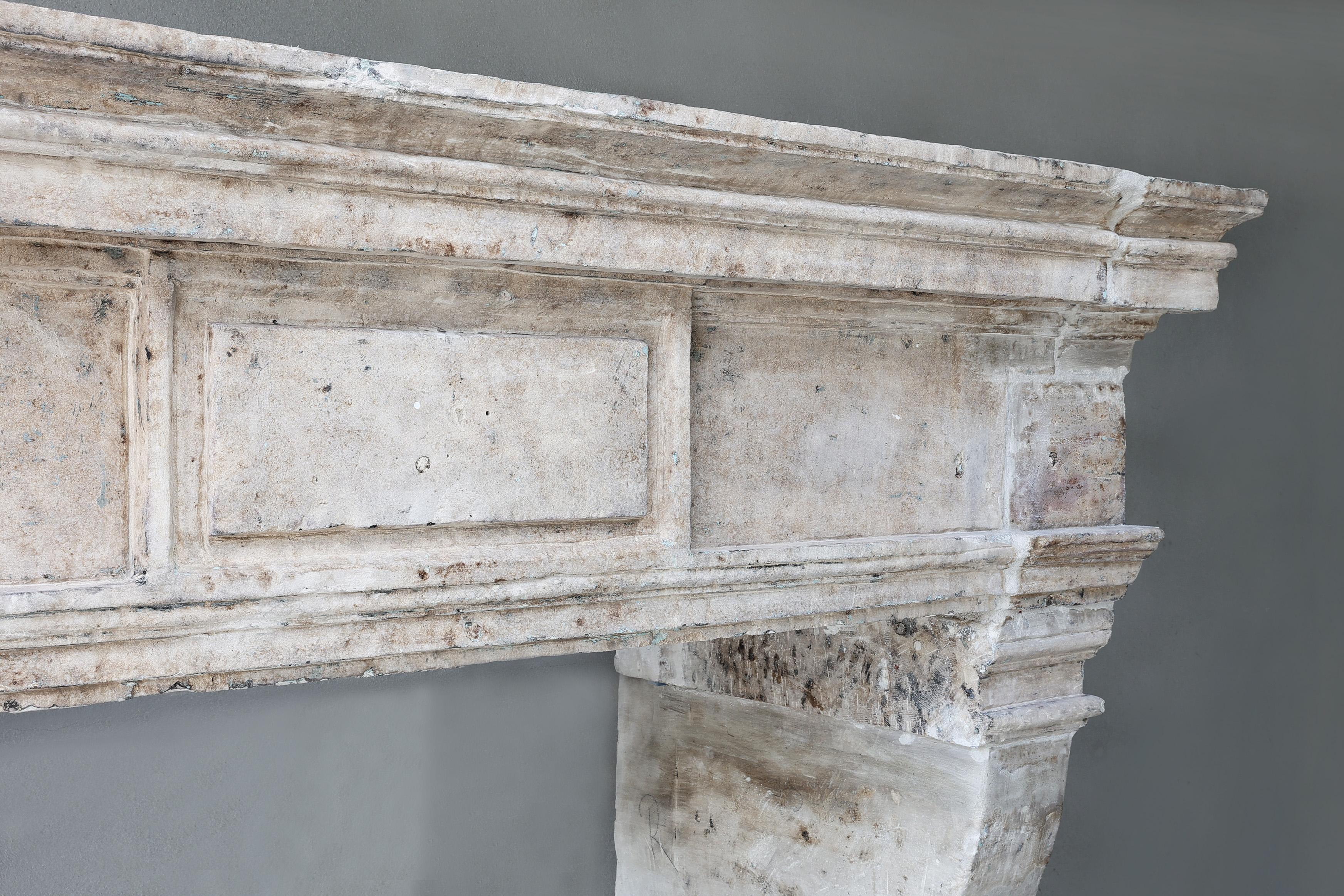 French Antique Fireplace Mantel