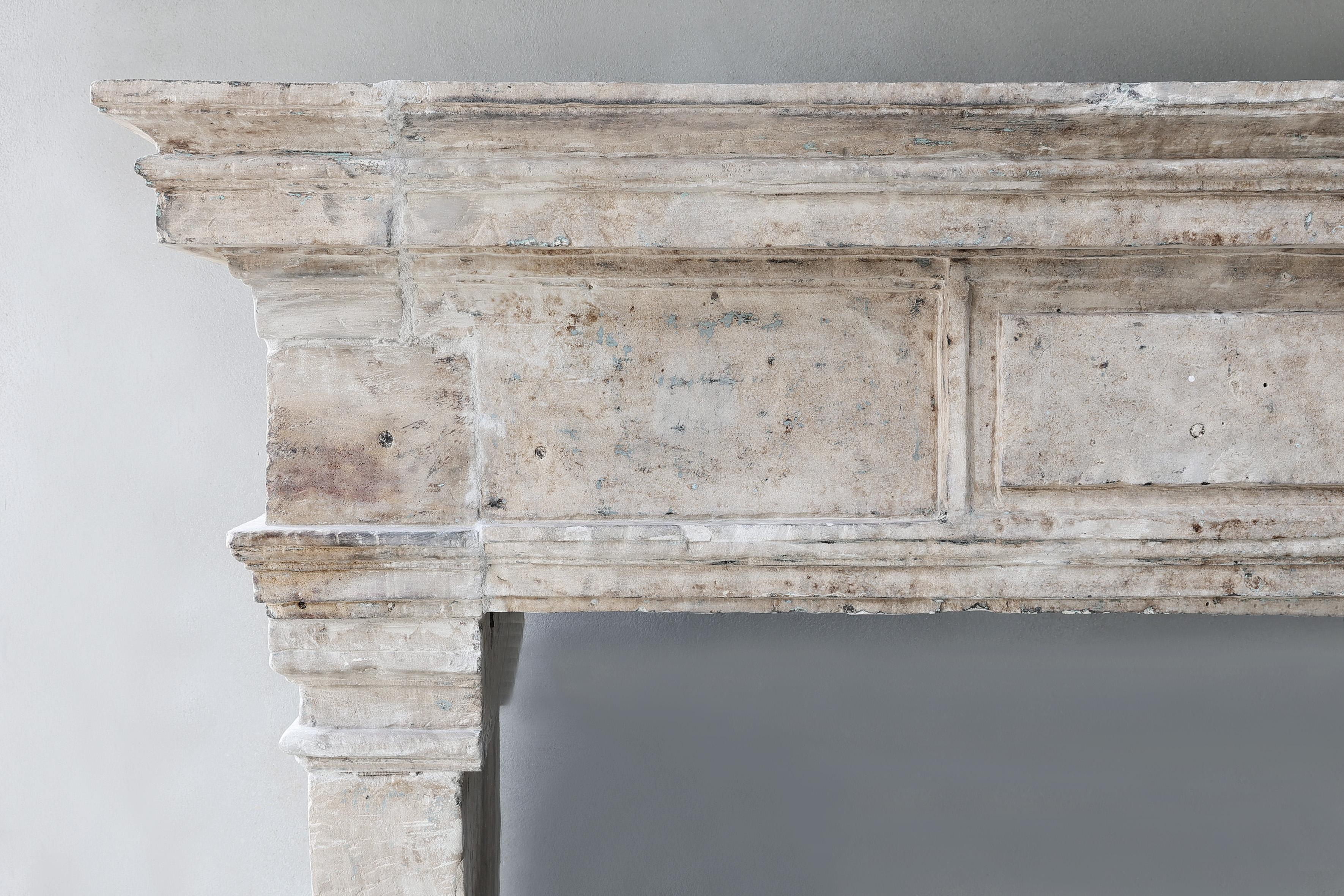 Antique Fireplace Mantel In Good Condition In Made, NL