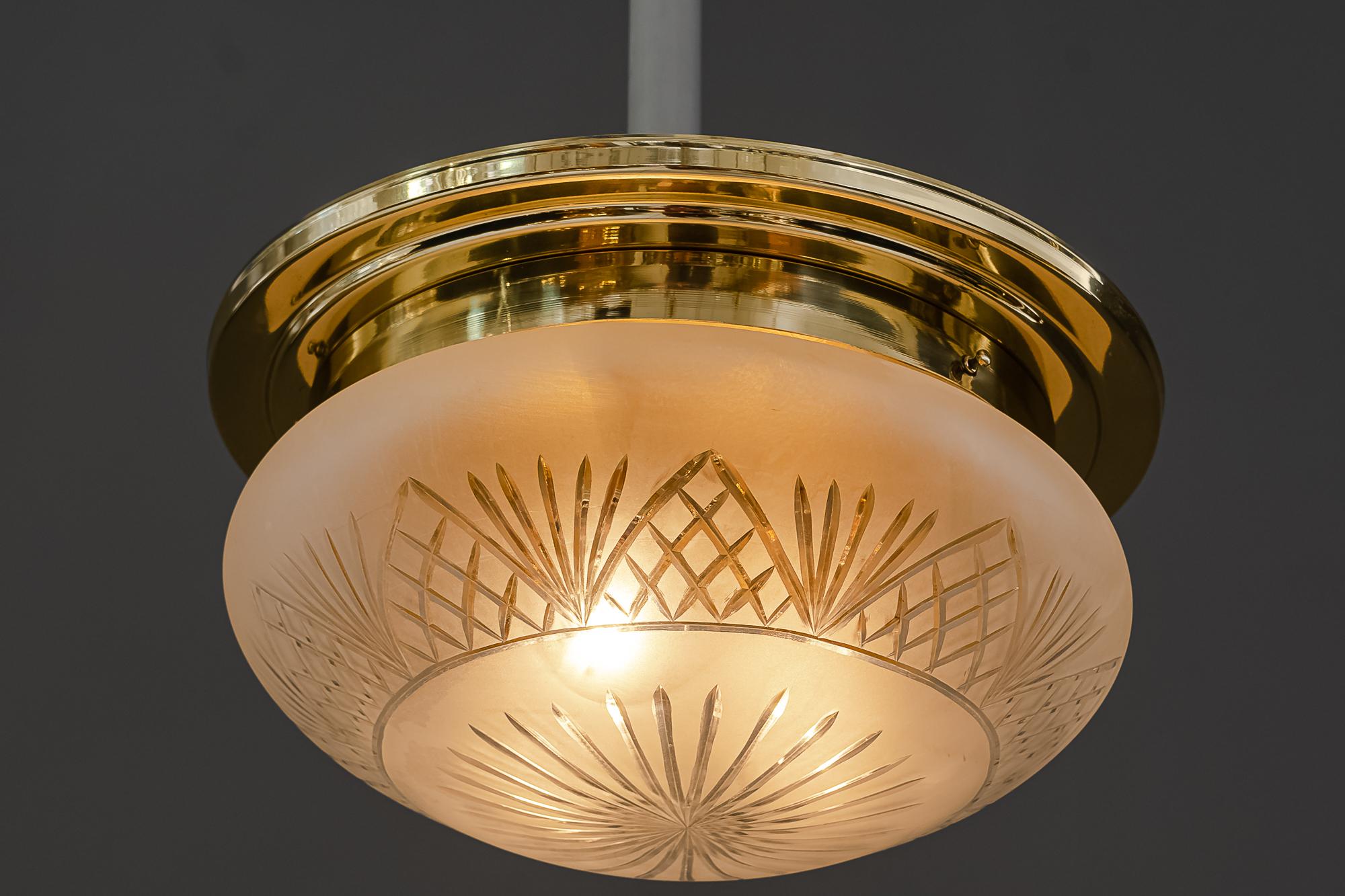Big Ceiling Lamp in the Style of Art Deco 6