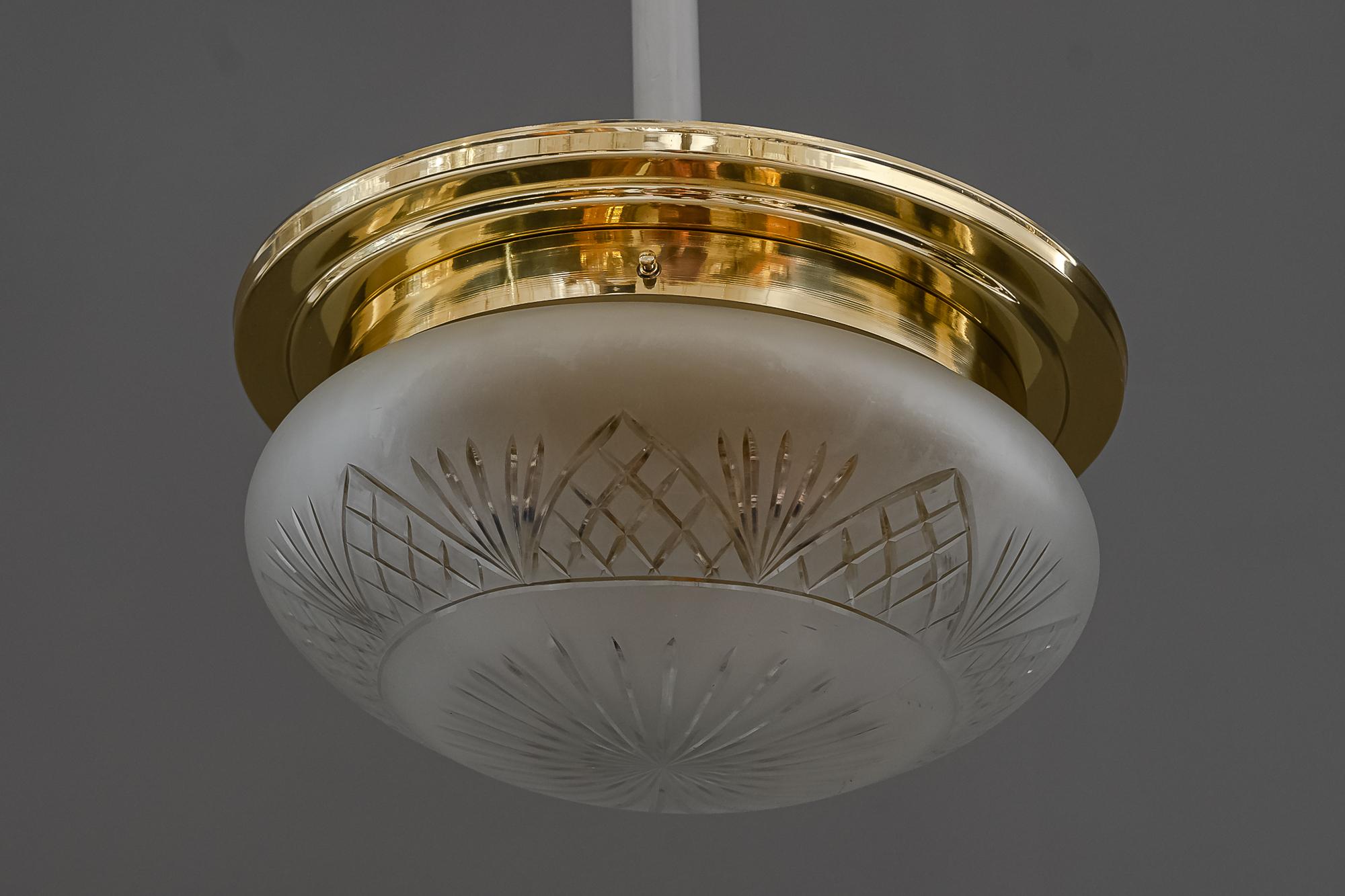 European Big Ceiling Lamp in the Style of Art Deco