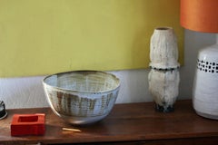 Cuenco decorativo grande de cerámica