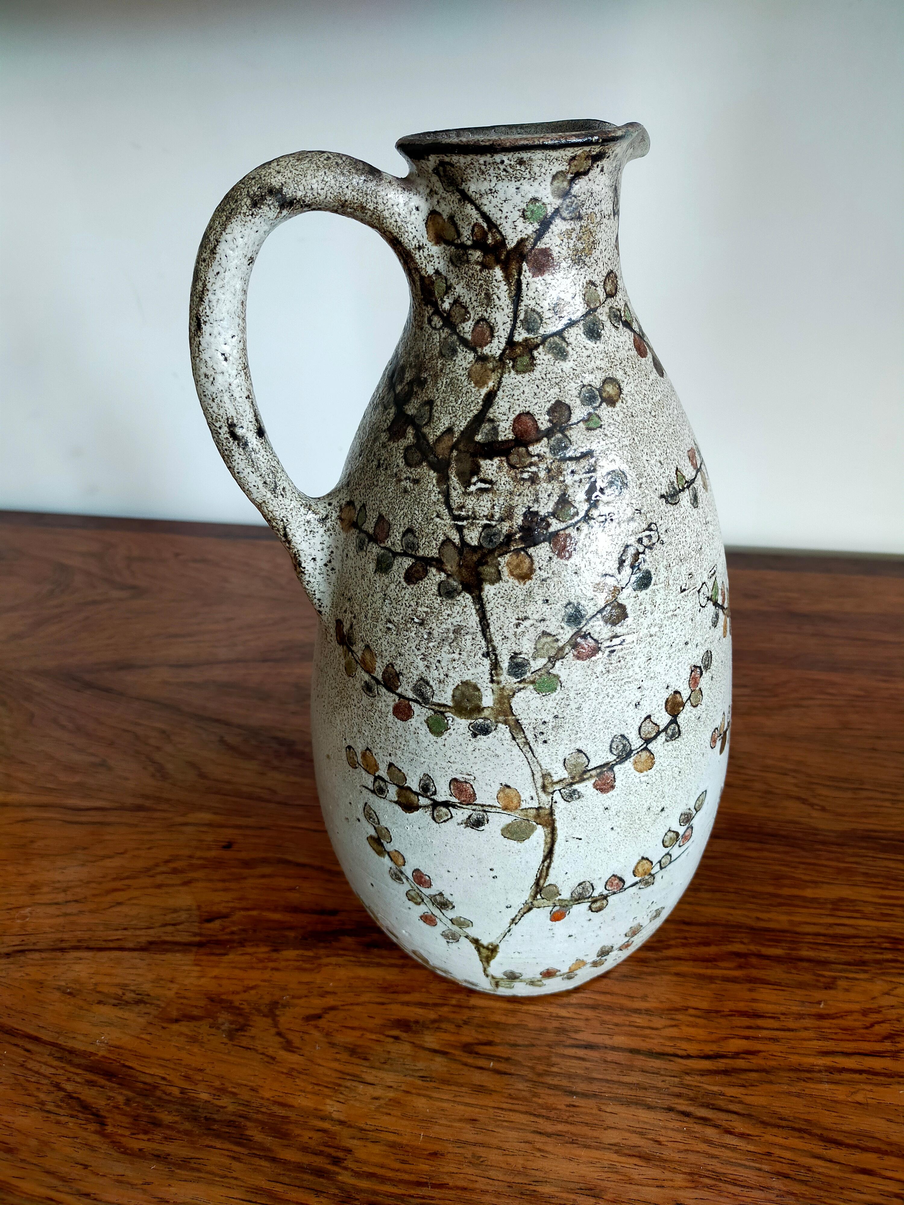 Mid-Century Modern Grande cruche en céramique de Paul Quéré Le Minotaure en vente