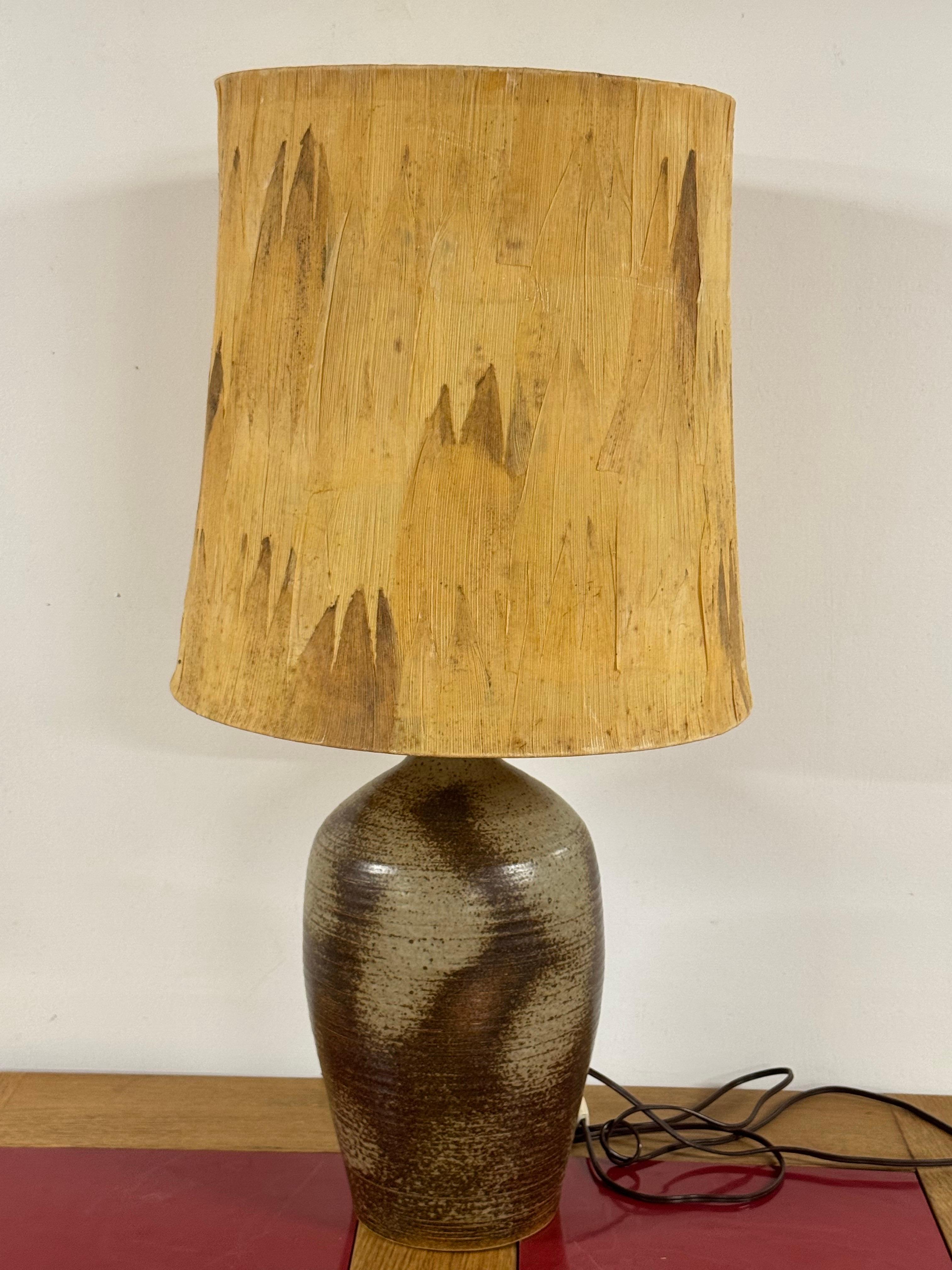 Big ceramic lamp Francés en venta