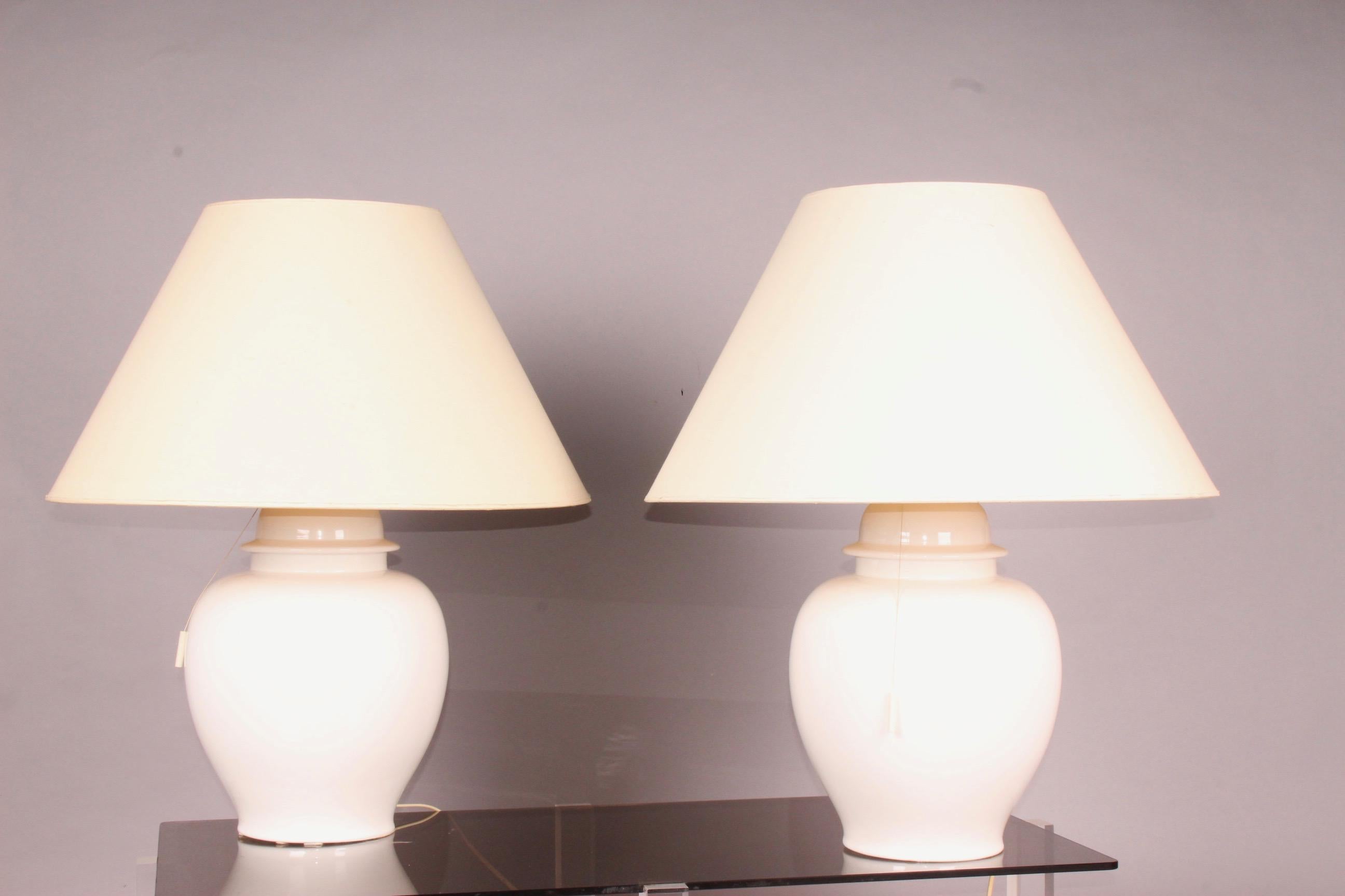 big ceramic table lamps