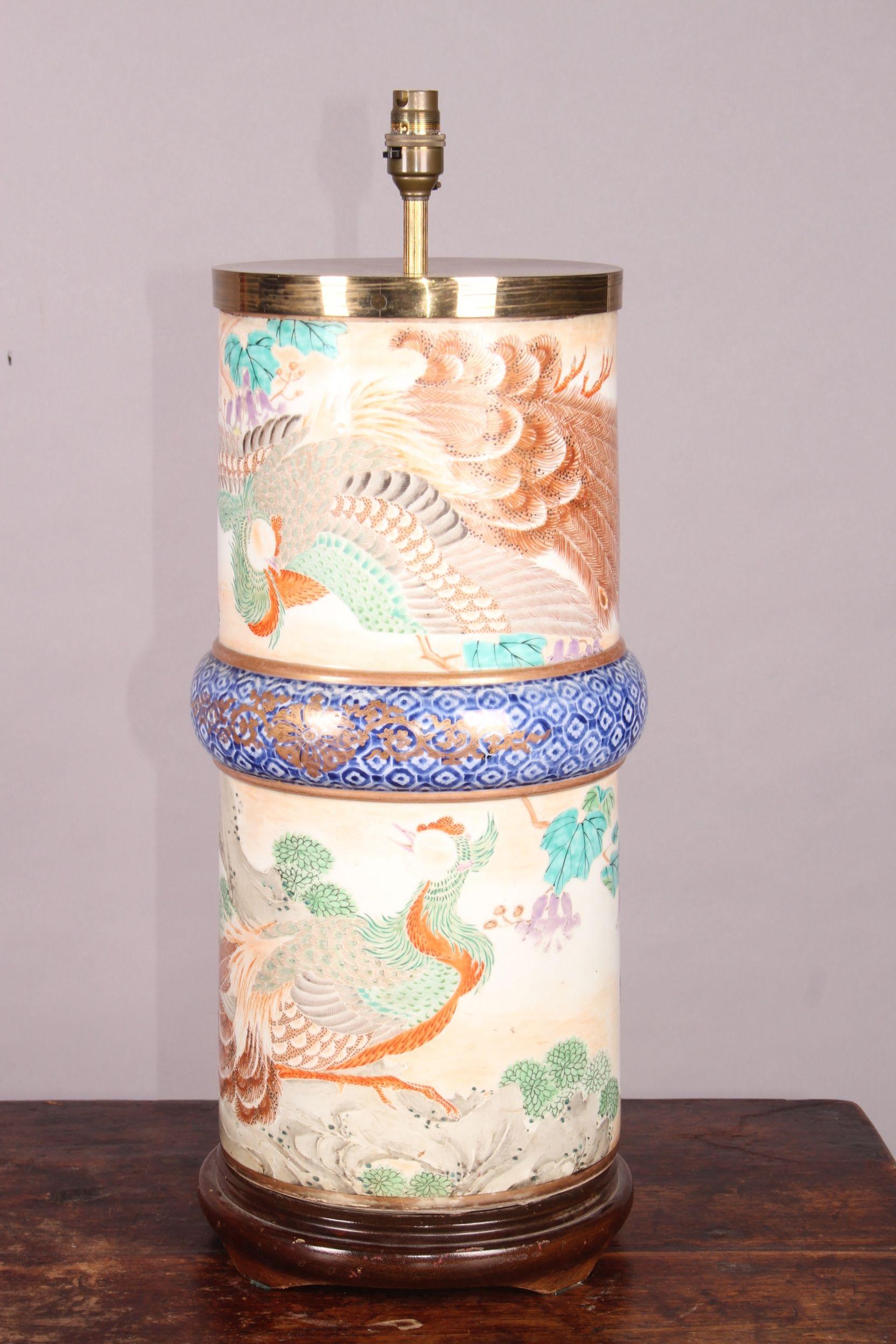 Big Ceramic Table Lamp In Good Condition In grand Lancy, CH