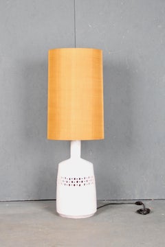 Big Ceramic Table Lamp Signed Mattli