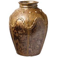Big Ceramic Vase by Lucien Arnaud, circa 1920 to Saint-Amand-en-Puisaye