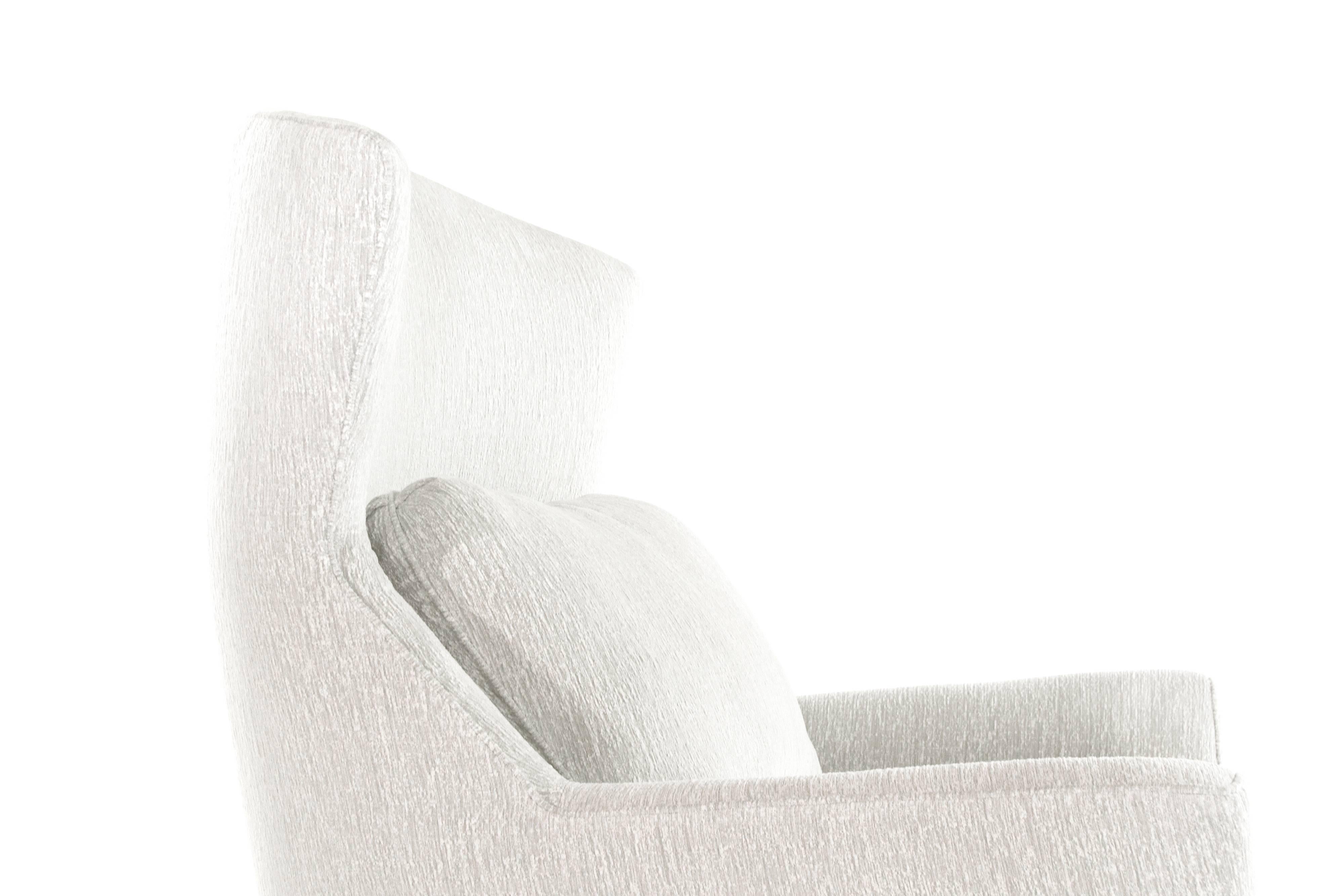 Chenille Big Chair by Jens Risom