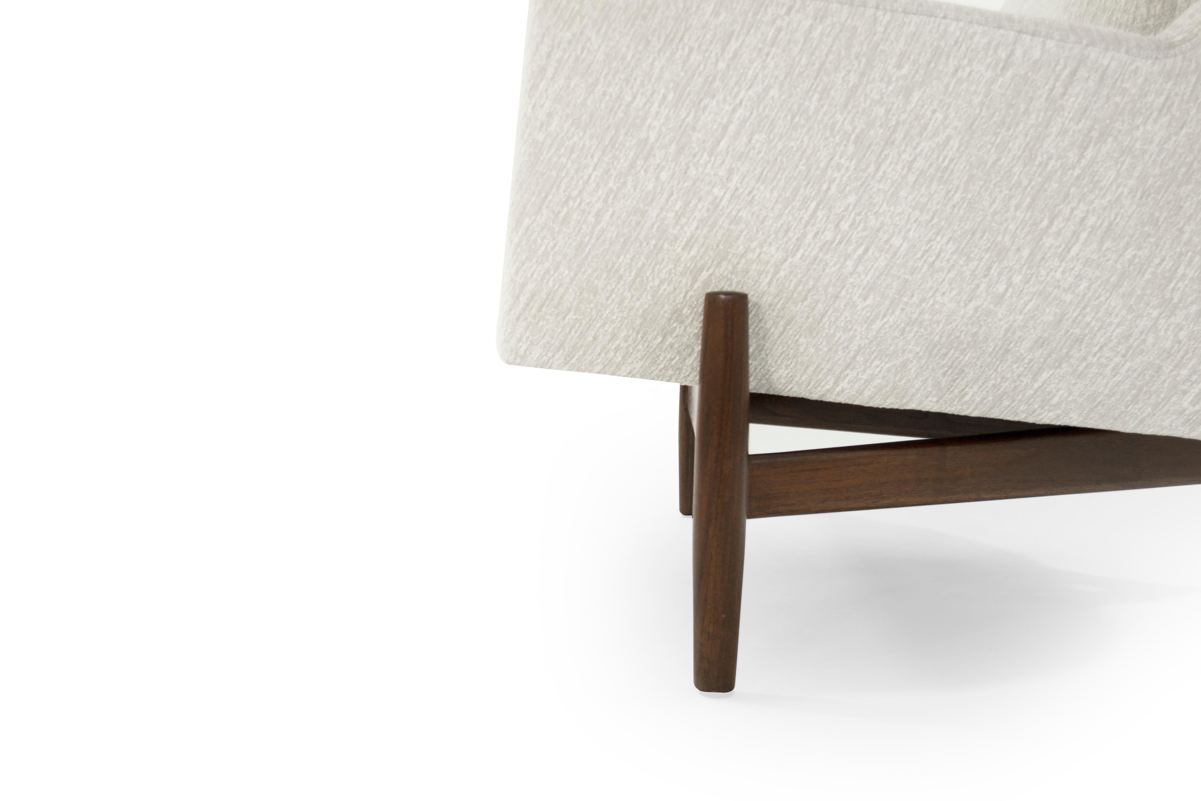 20th Century Big Chair by Jens Risom in Chenille