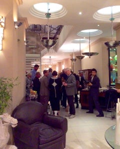 Big Chandelier Chromed 1920, Style Art Deco