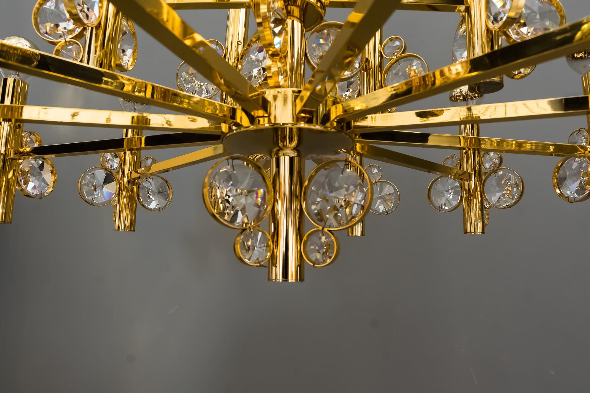Big Chandelier in the Style of Palwa, Vienna, 1960s 4