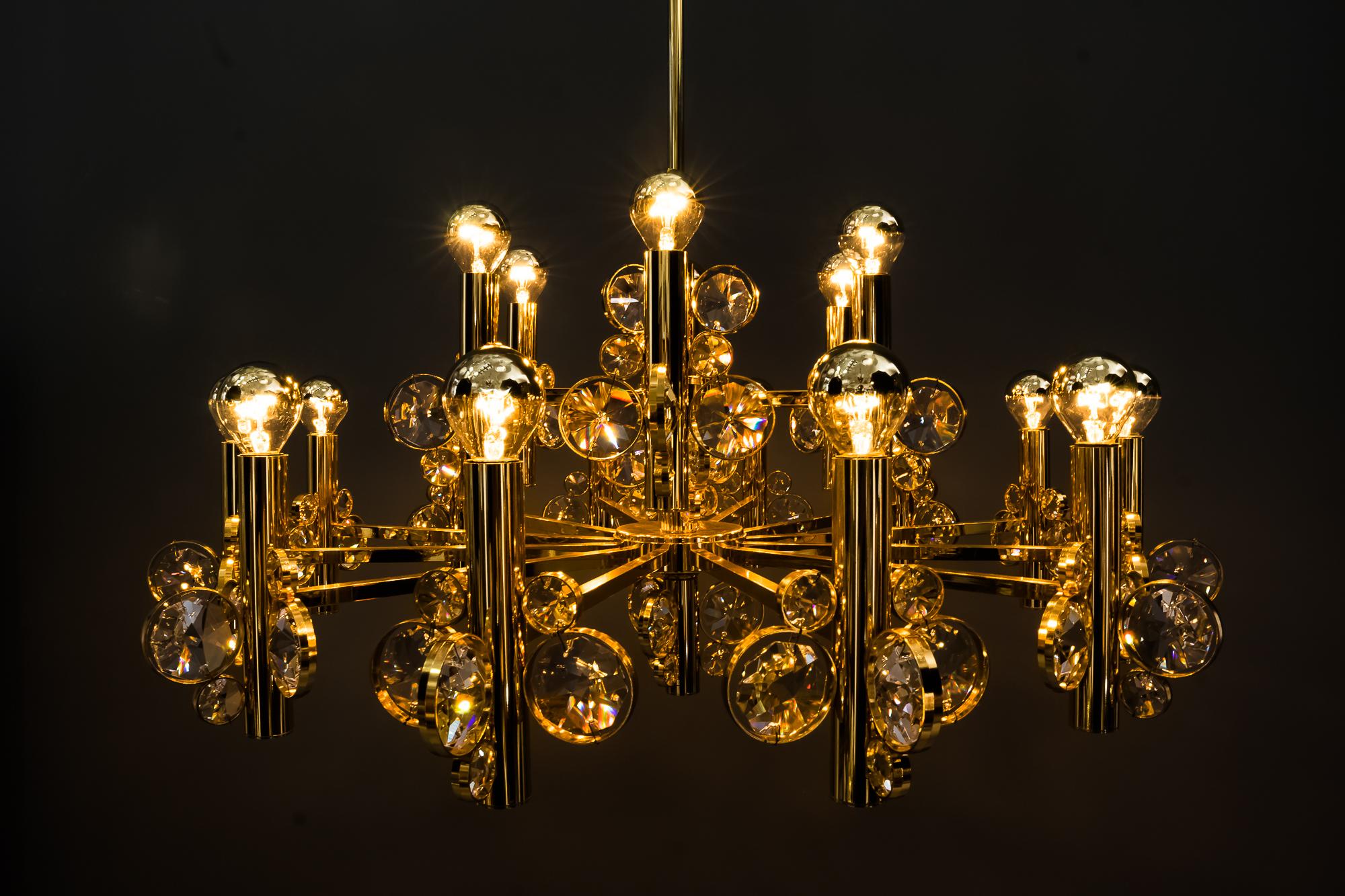 Big Chandelier in the Style of Palwa, Vienna, 1960s 11
