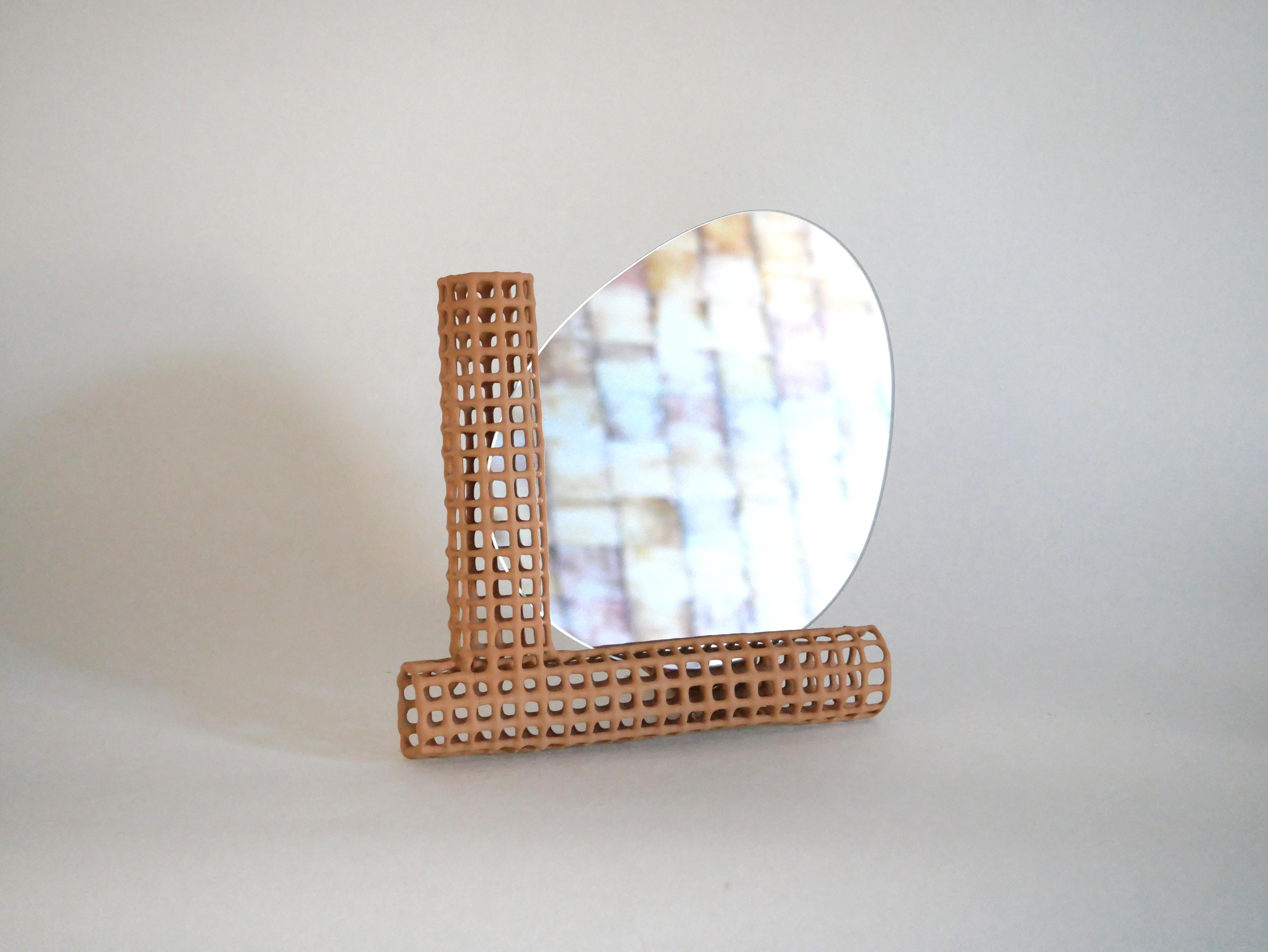 Post-Modern Big Chevalet Table Mirror by Dzovag Kotchian For Sale
