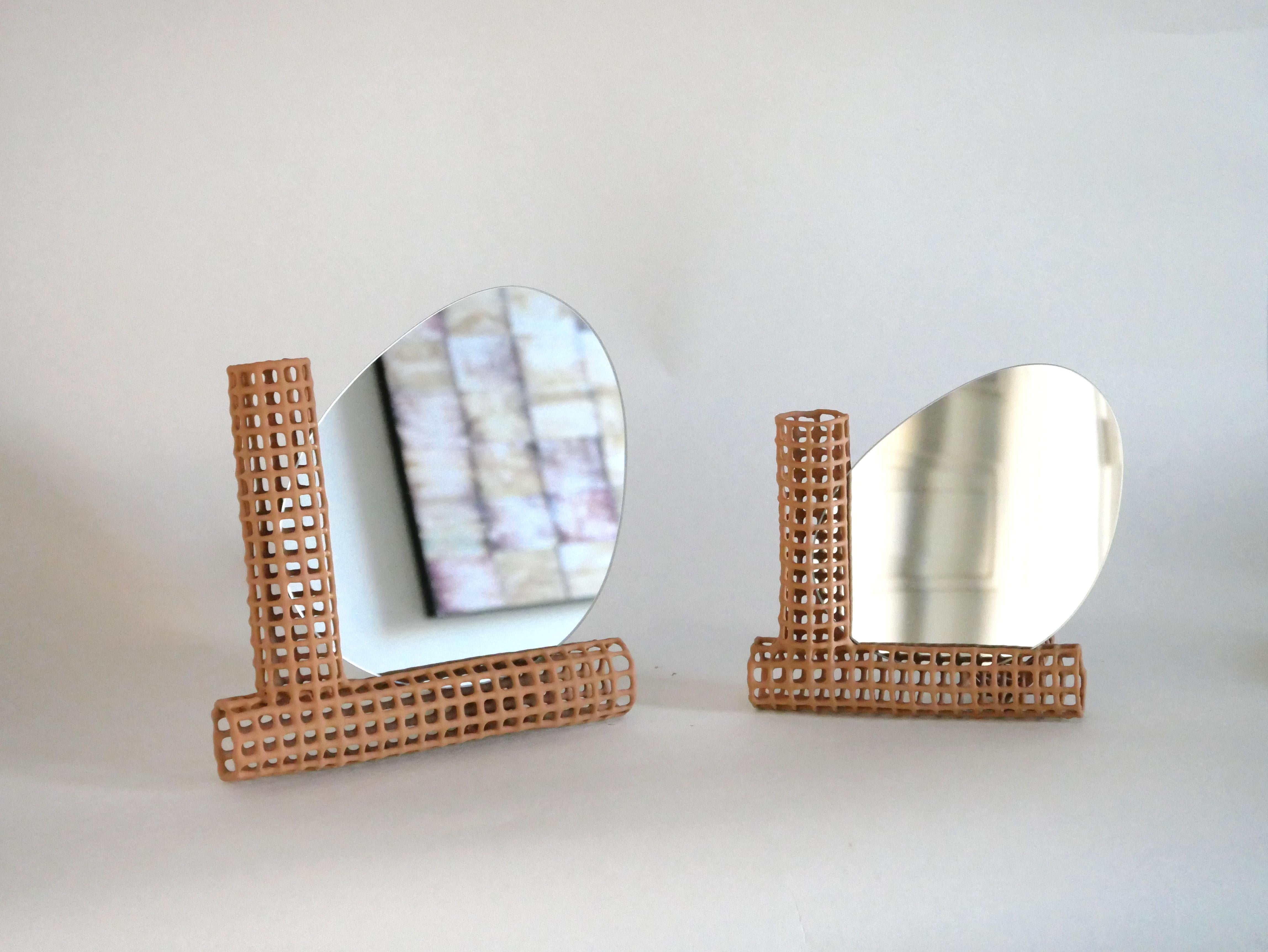 Big Chevalet Table Mirror by Dzovag Kotchian In New Condition For Sale In Geneve, CH